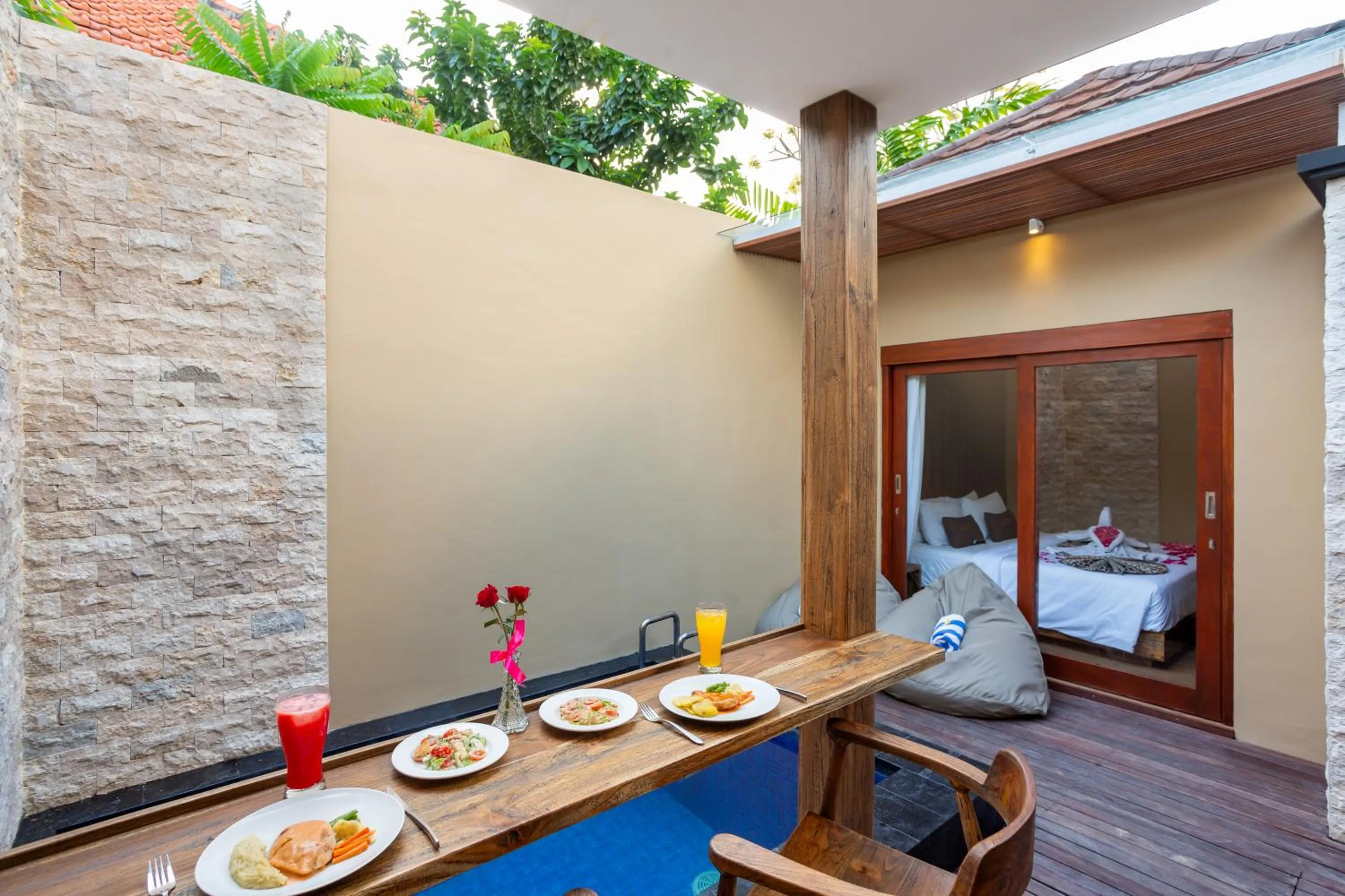 View (from property/room), Bed in Radea Villa