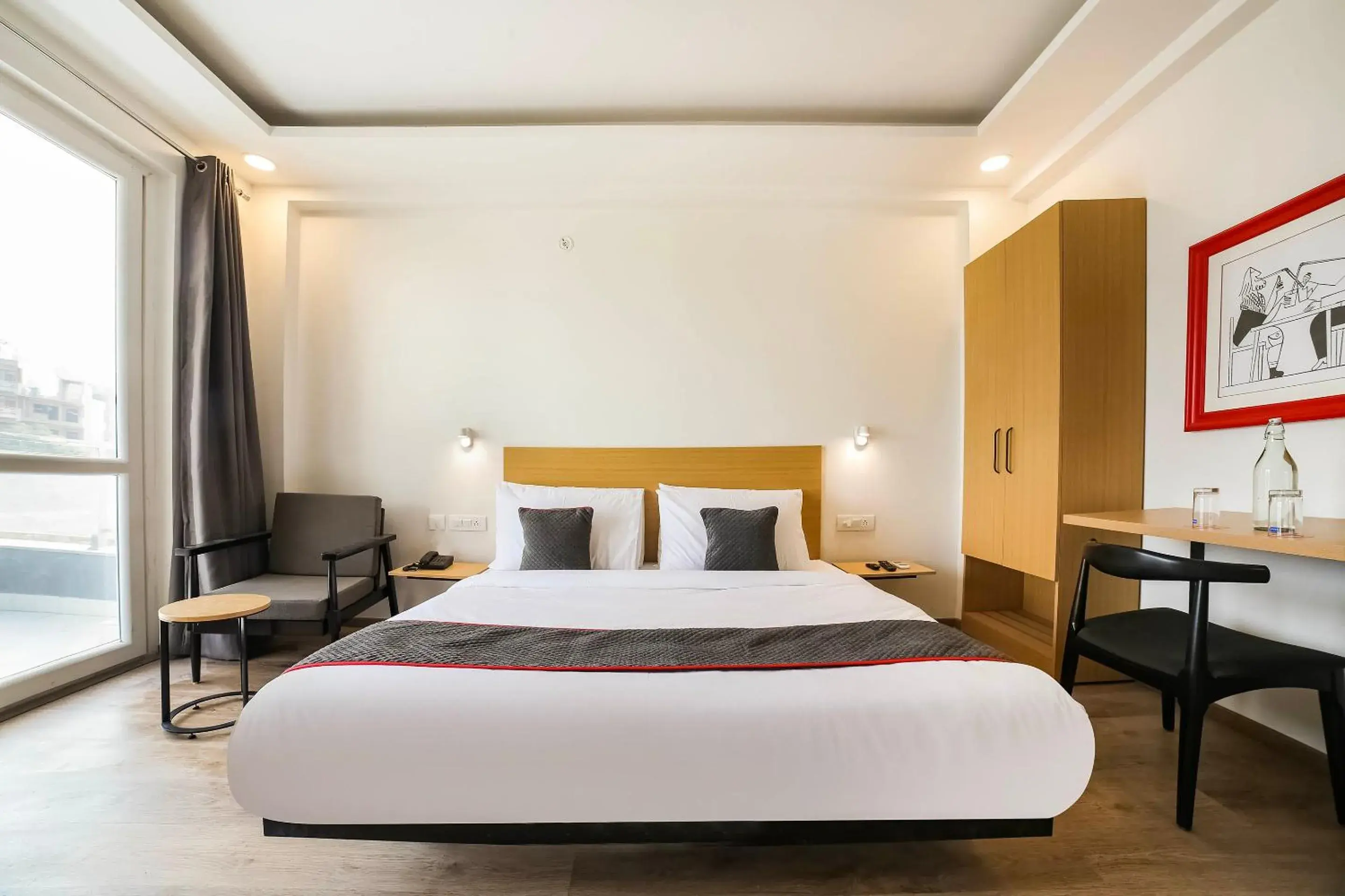 Bedroom, Bed in Townhouse Sector 46 Gurgaon Near Appu Ghar Bedroom, Bed in Townhouse Sector 46 Gurgaon Near Appu Ghar