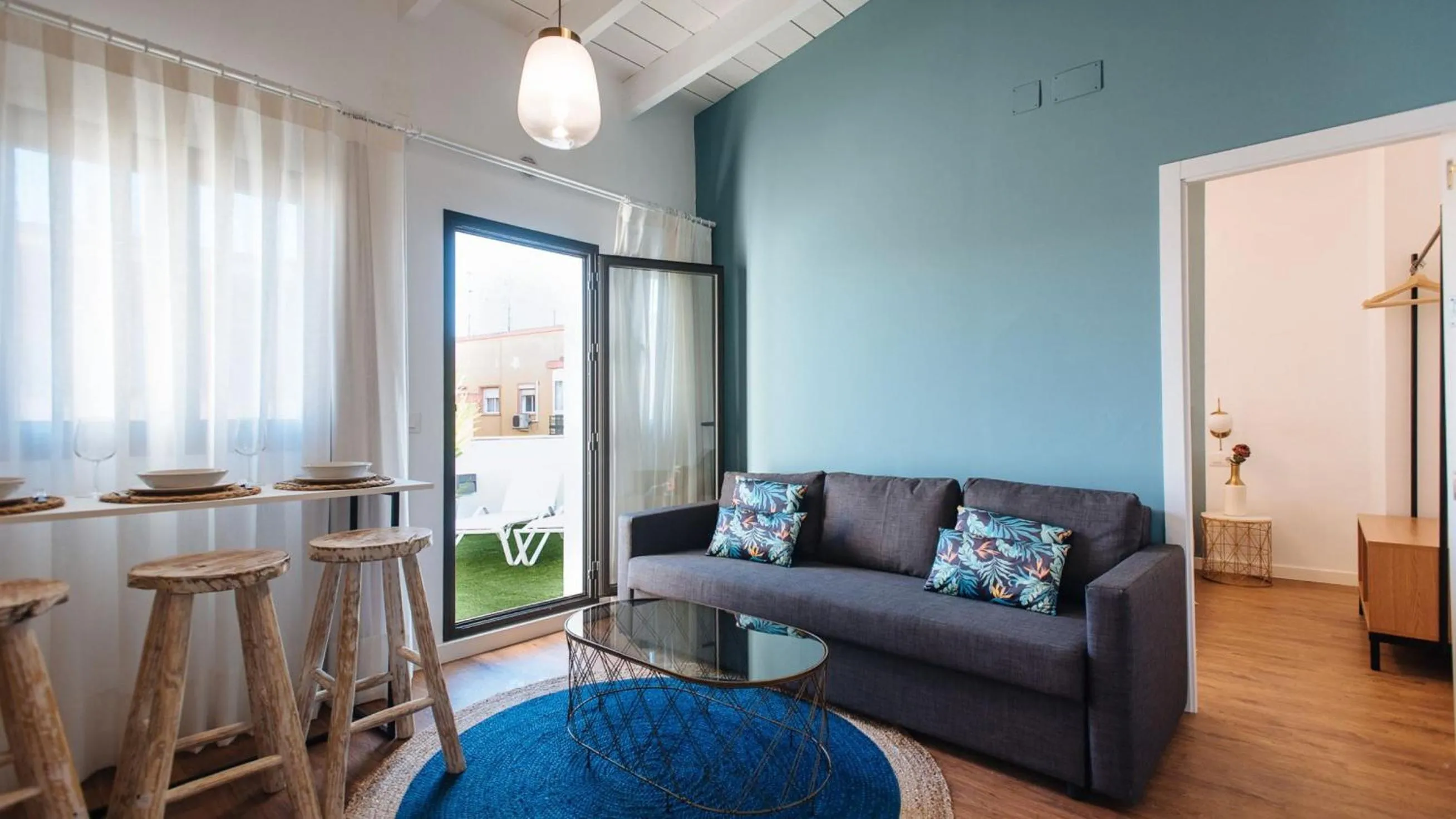 Living room in Lola de Triana Apartments