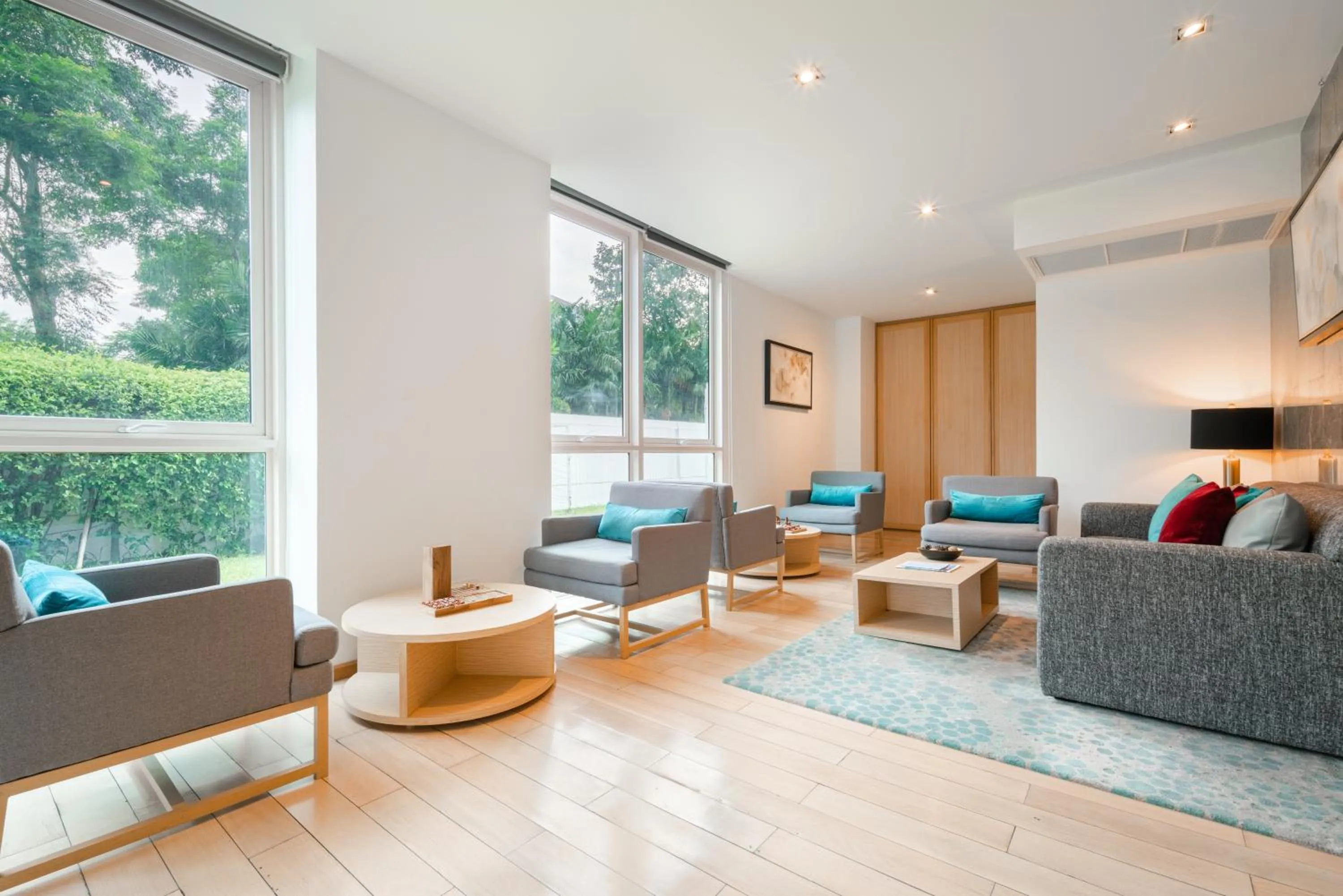 Lounge or bar in North Park Serviced Apartment Bangkok