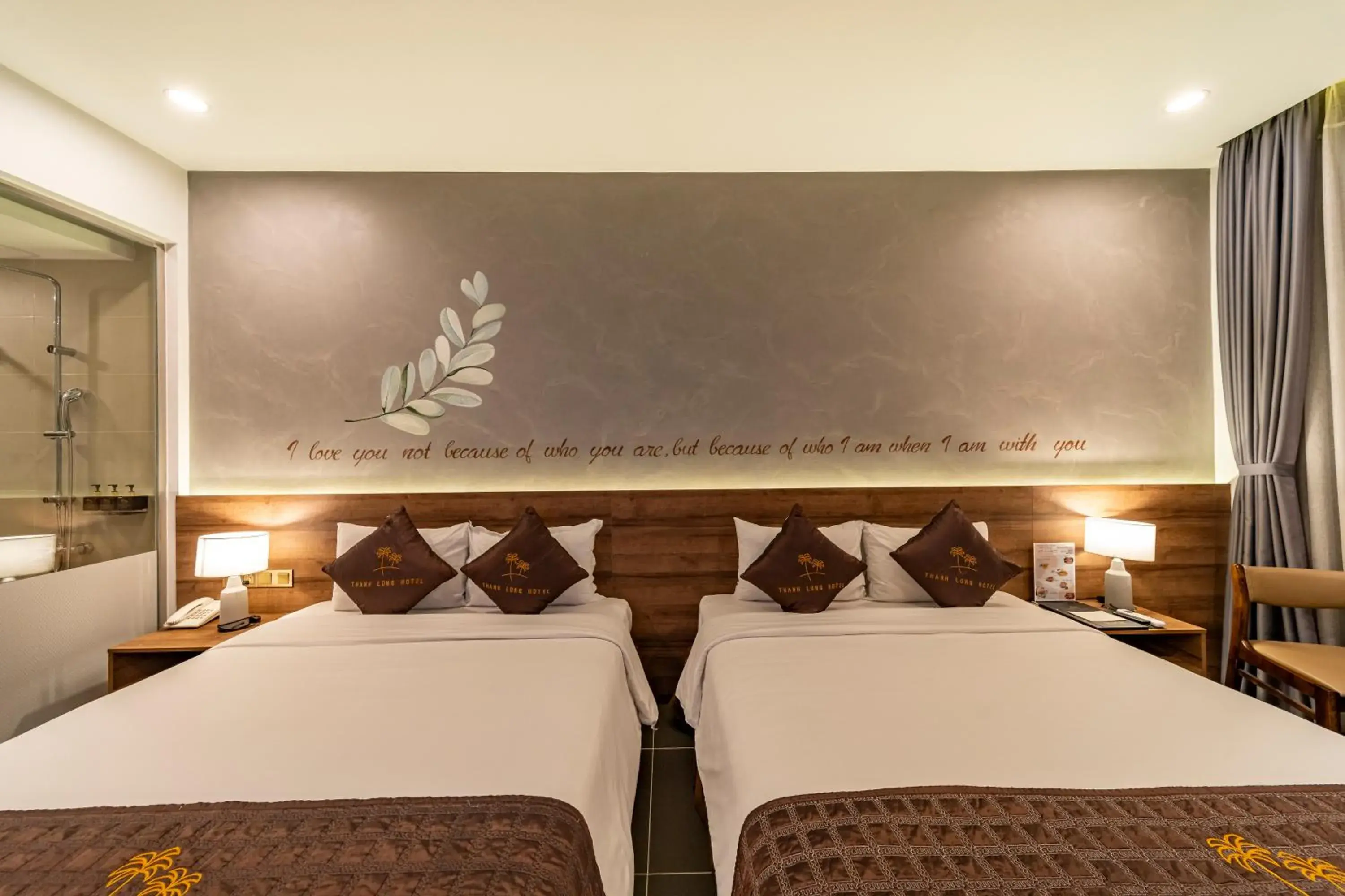 Bed in Thanh Long Hotel - Bach Dang Bed in Thanh Long Hotel - Bach Dang