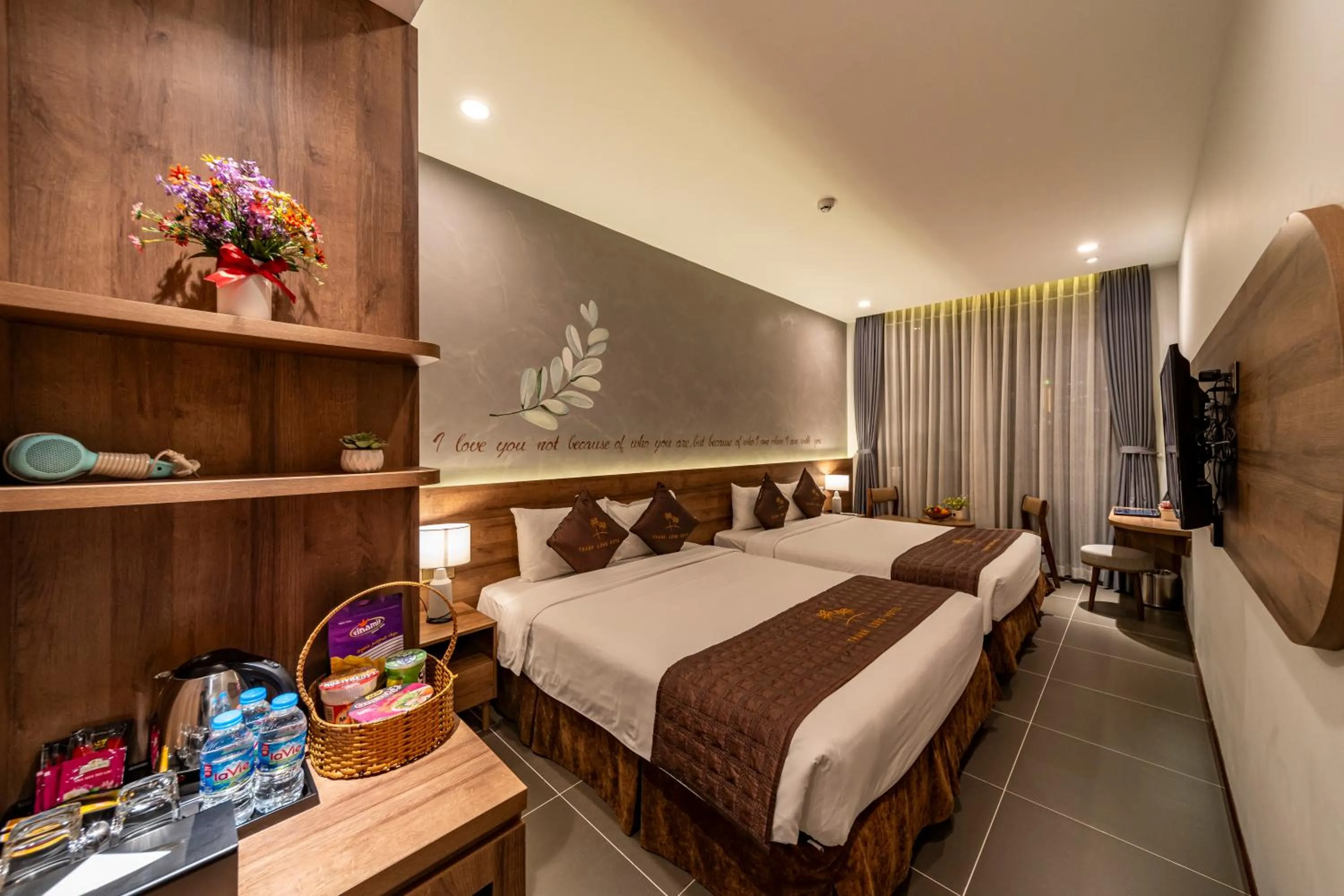Photo of the whole room, Bed in Thanh Long Hotel - Bach Dang