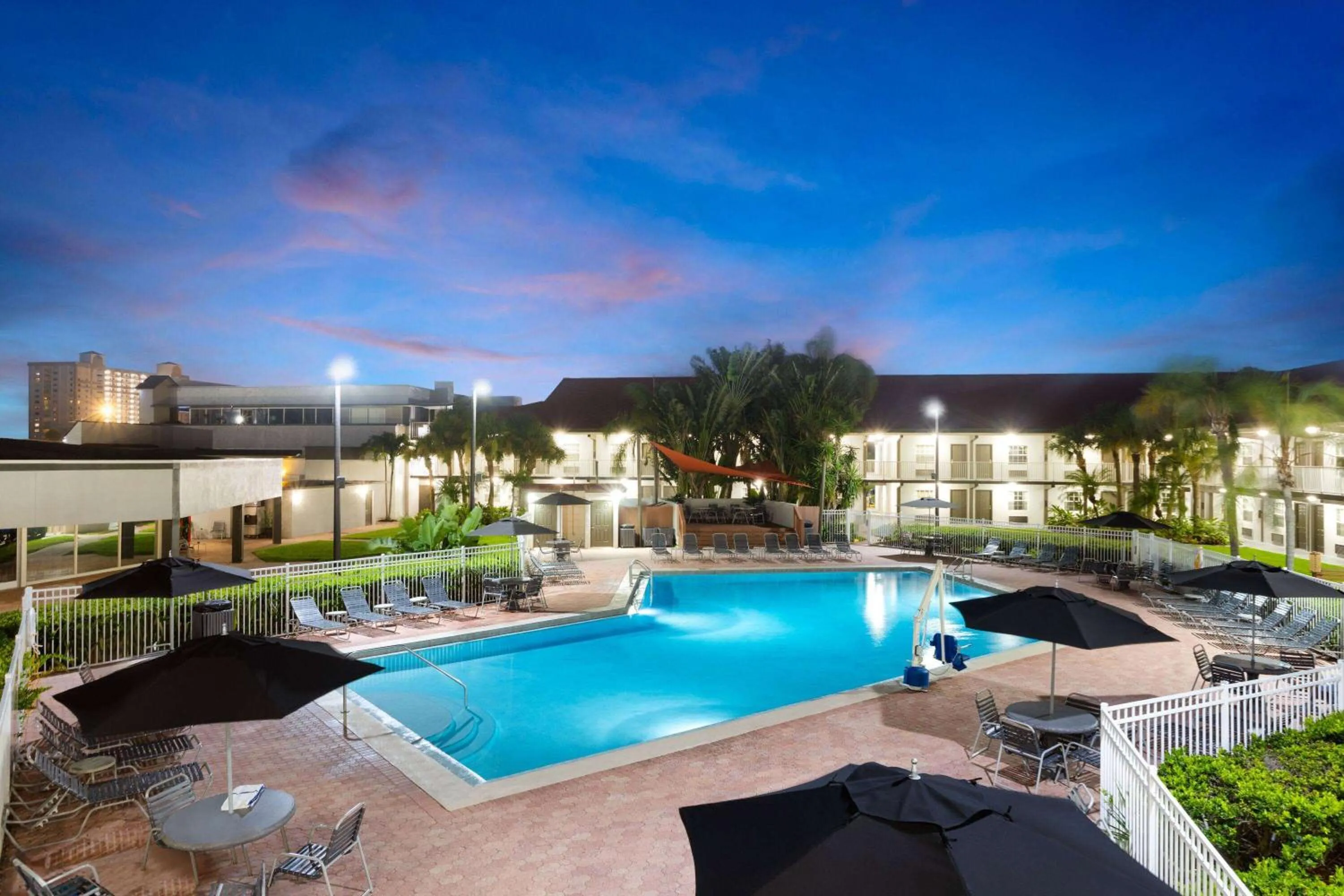 Swimming pool in La Quinta Inn by Wyndham Cocoa Beach-Port Canaveral