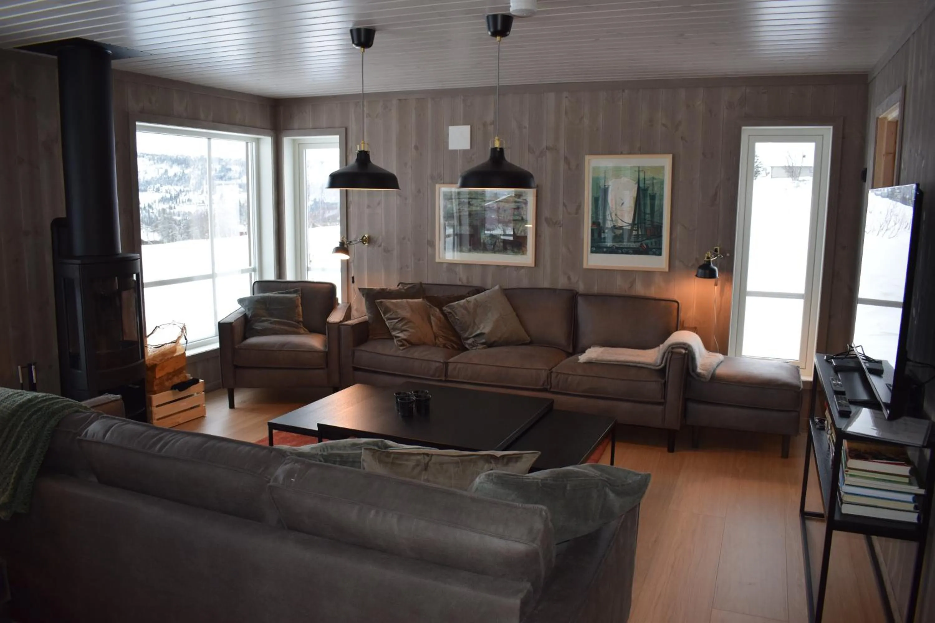 Living room in Skeikampen Booking