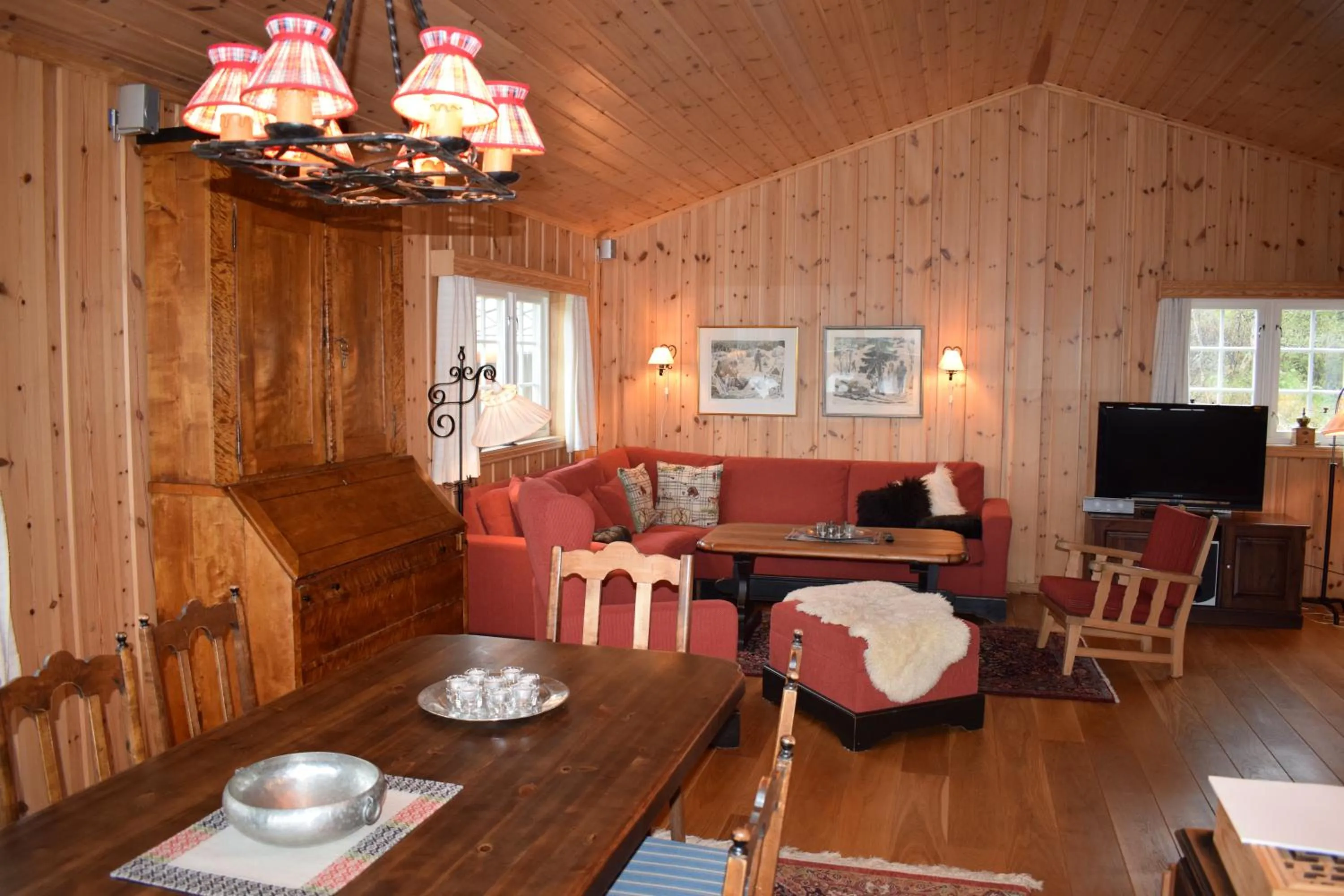 Living room in Skeikampen Booking