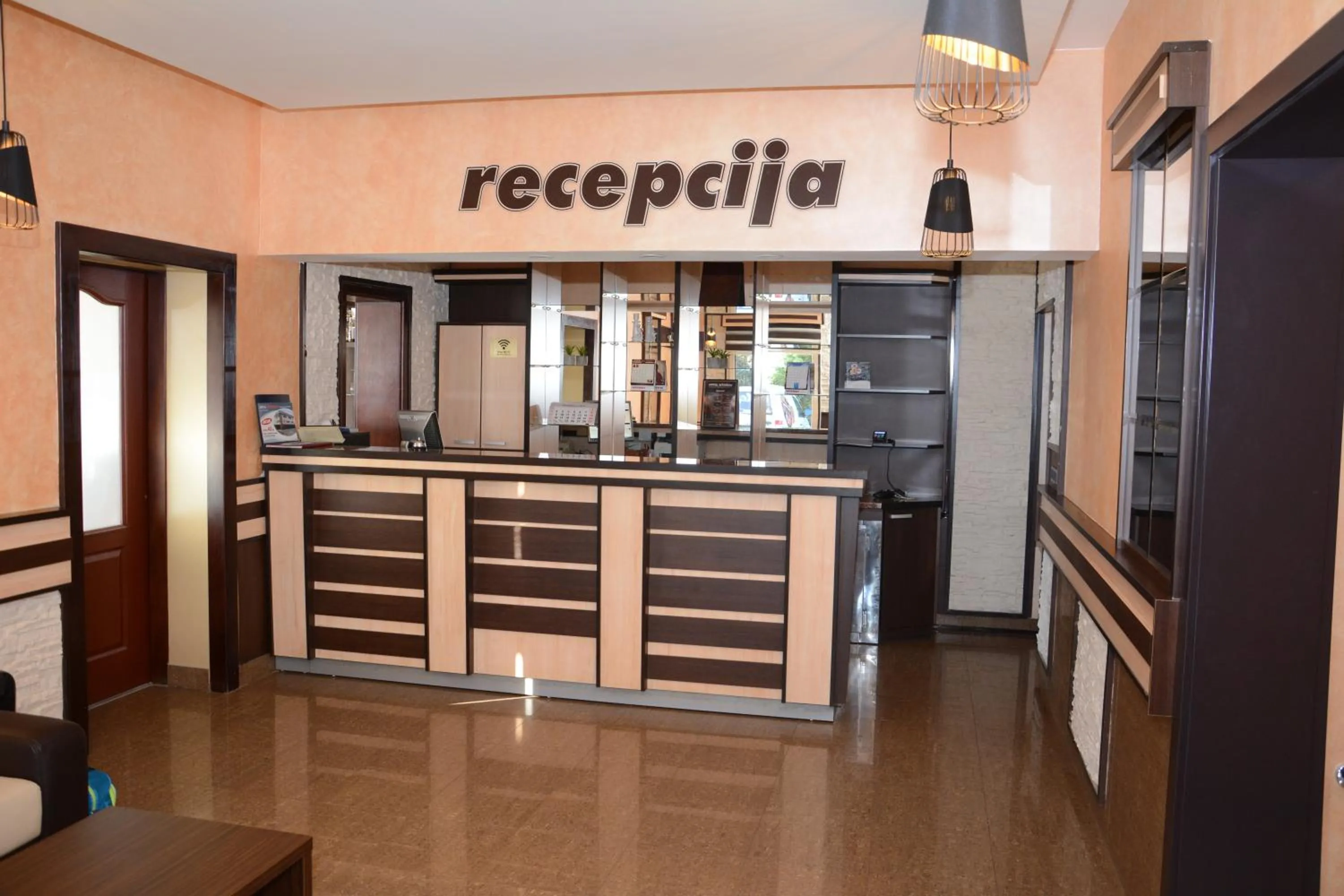 Lobby or reception in Hotel Intergaj Bijeljina