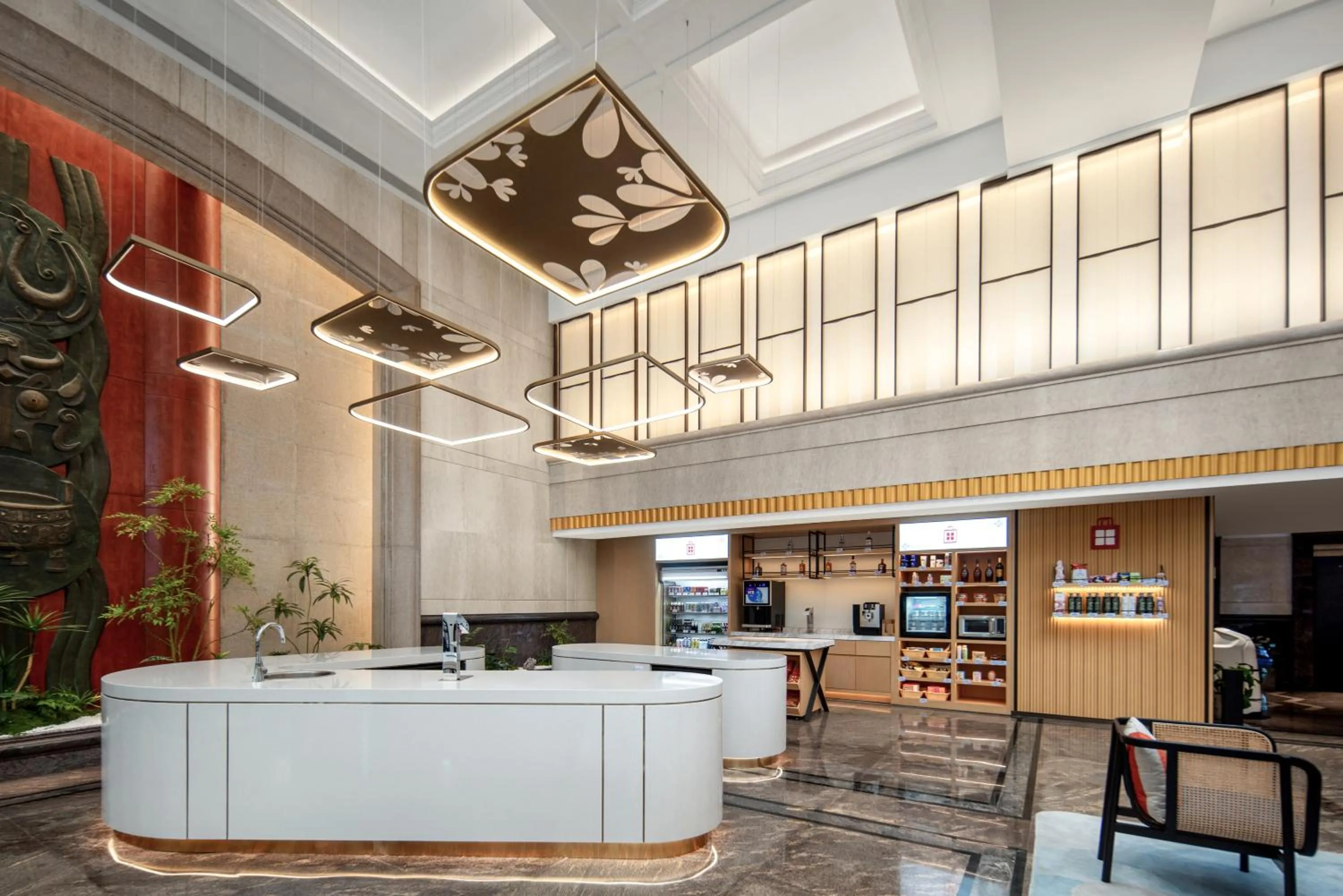 Lobby or reception in Hilton Garden Inn Shanghai Jiading