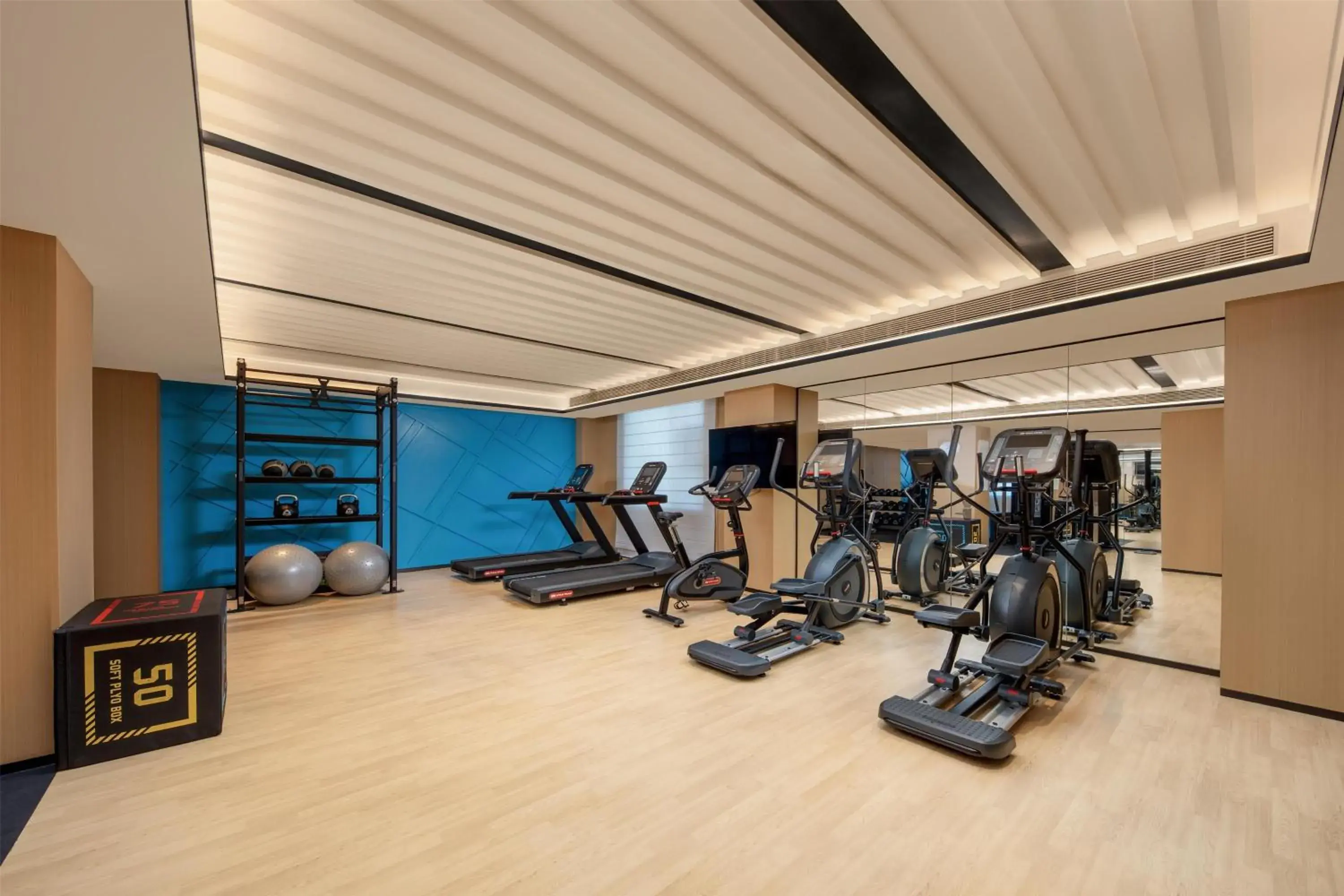 Fitness centre/facilities in Hilton Garden Inn Shanghai Jiading Fitness centre/facilities in Hilton Garden Inn Shanghai Jiading