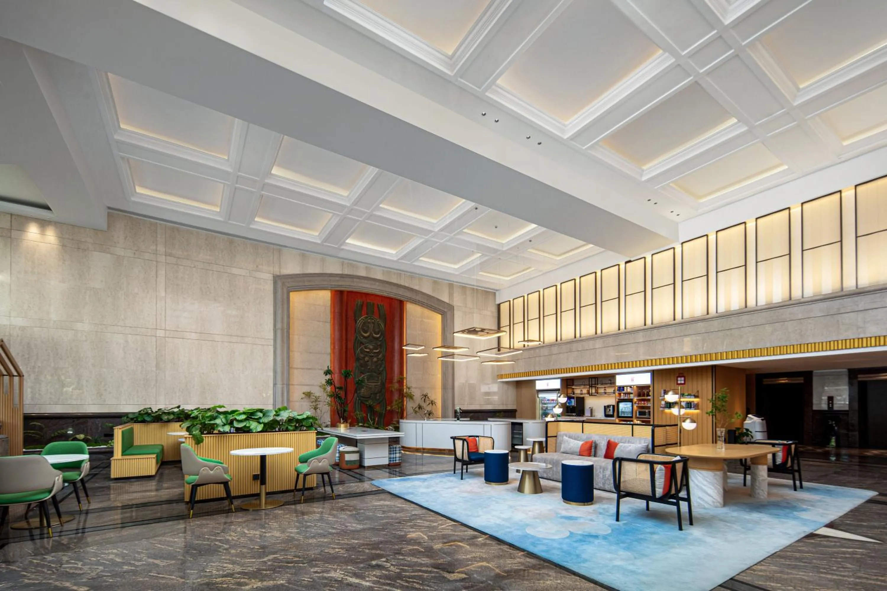 Lobby or reception in Hilton Garden Inn Shanghai Jiading