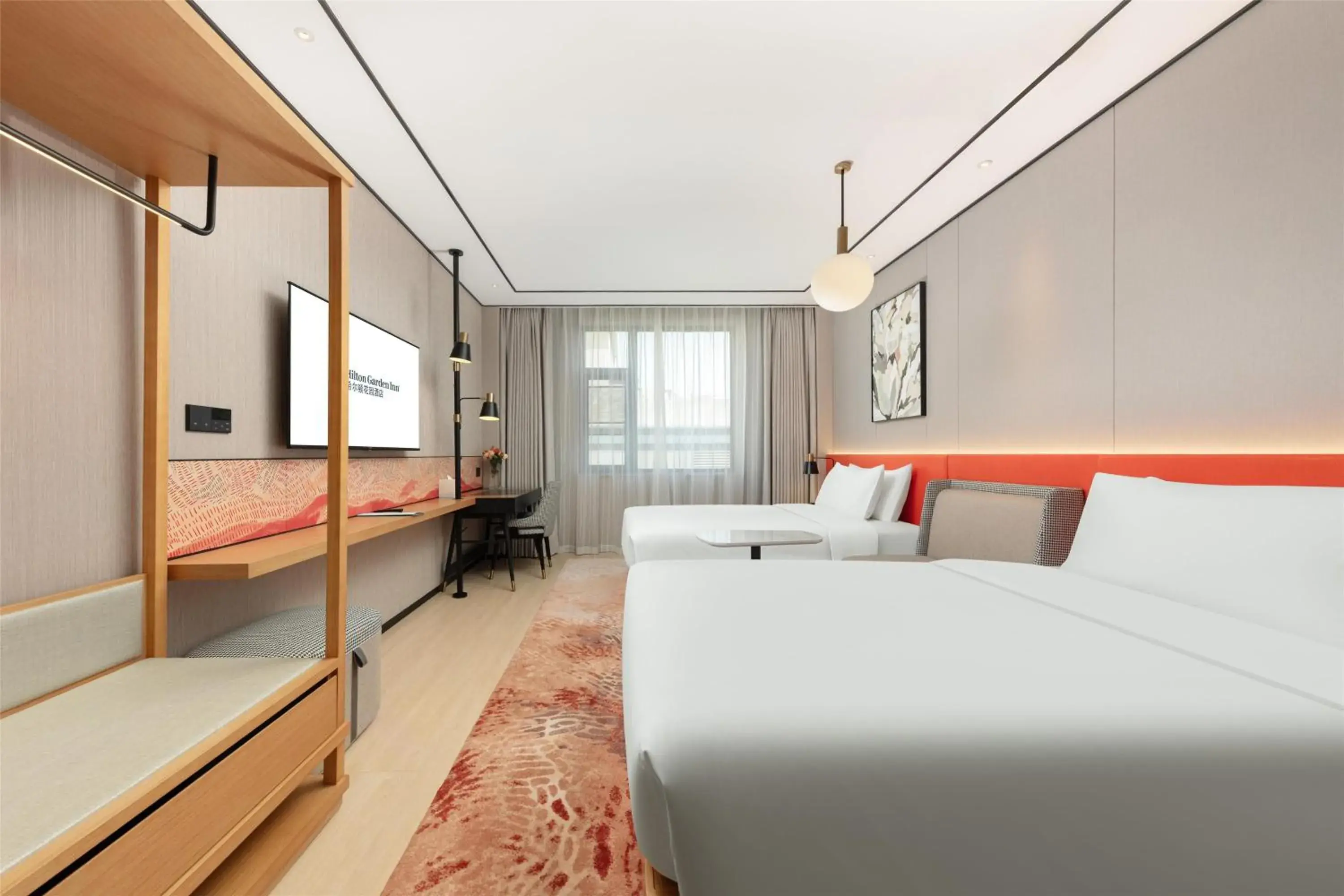 Bed in Hilton Garden Inn Shanghai Jiading Bed in Hilton Garden Inn Shanghai Jiading