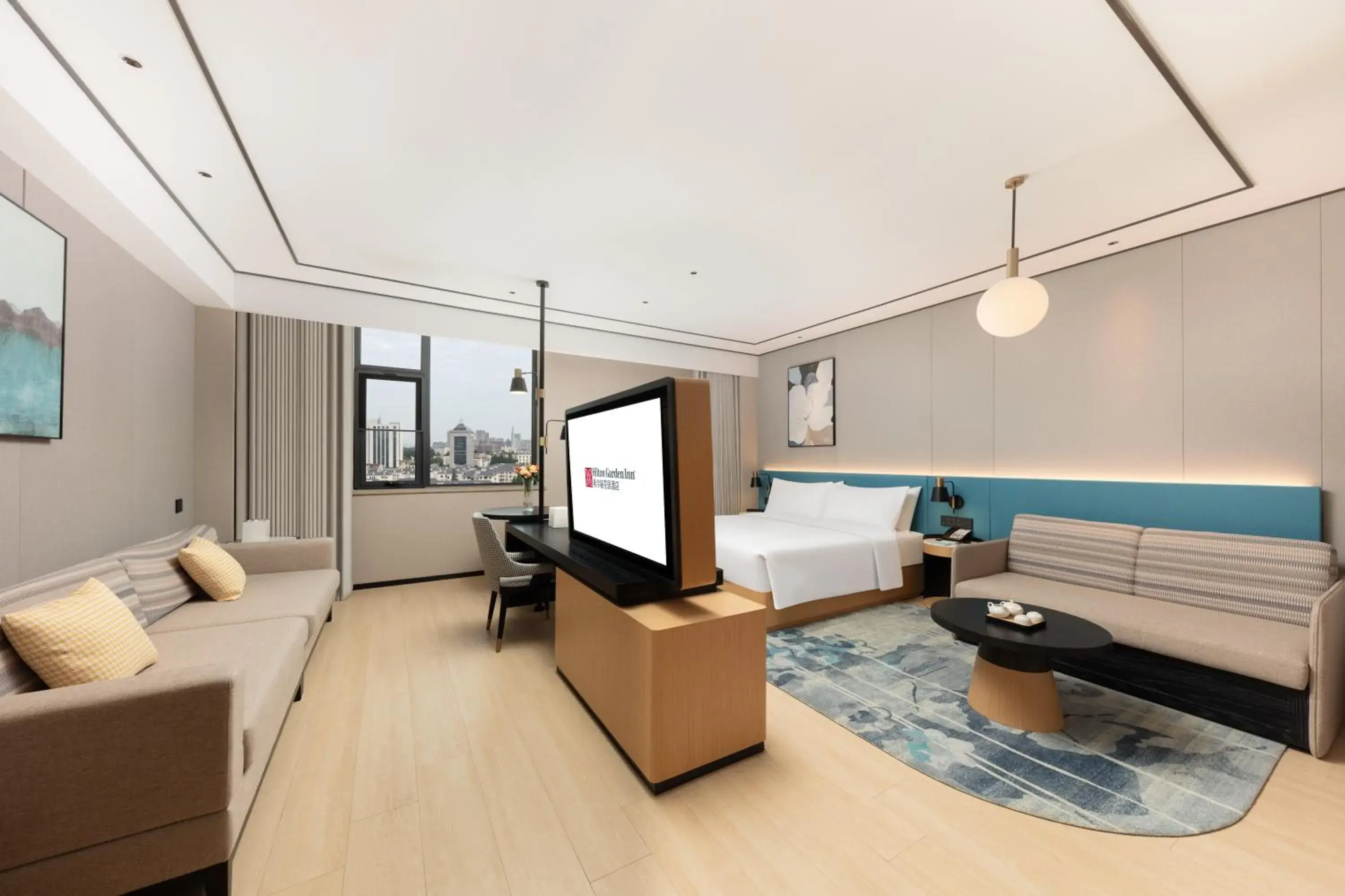 Deluxe King Room in Hilton Garden Inn Shanghai Jiading Deluxe King Room in Hilton Garden Inn Shanghai Jiading