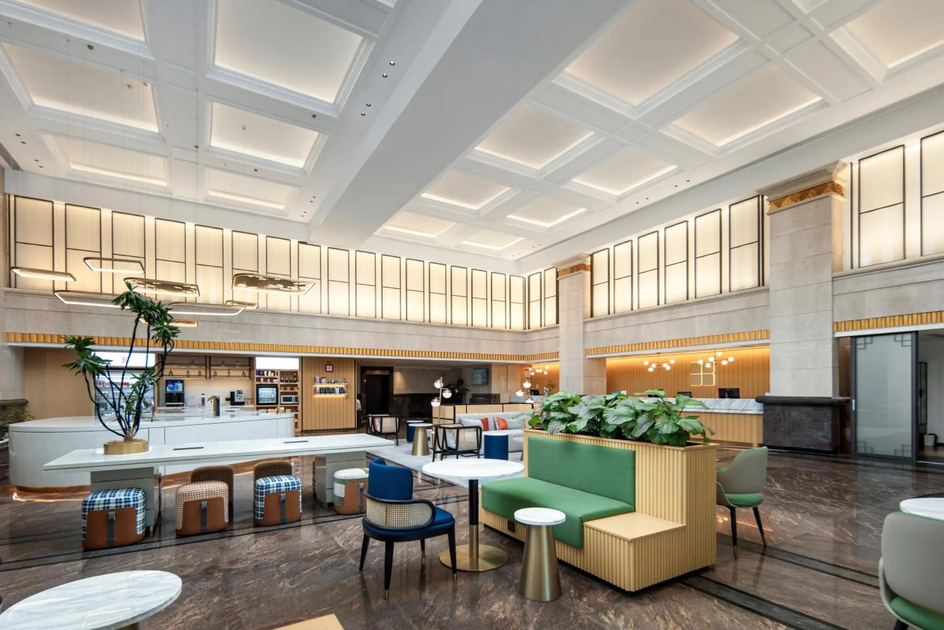Lobby or reception in Hilton Garden Inn Shanghai Jiading Lobby or reception in Hilton Garden Inn Shanghai Jiading