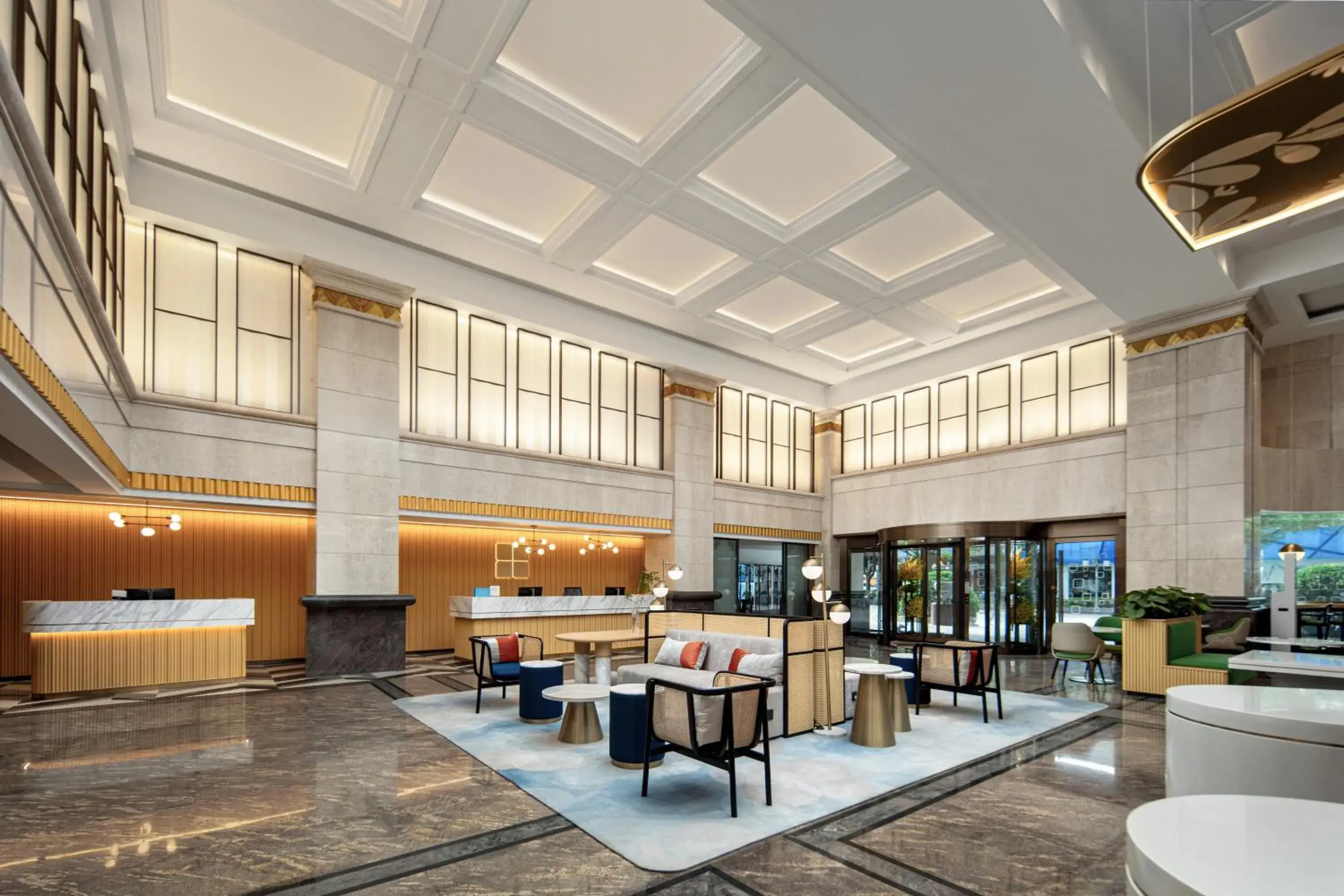 Lobby or reception in Hilton Garden Inn Shanghai Jiading Lobby or reception in Hilton Garden Inn Shanghai Jiading