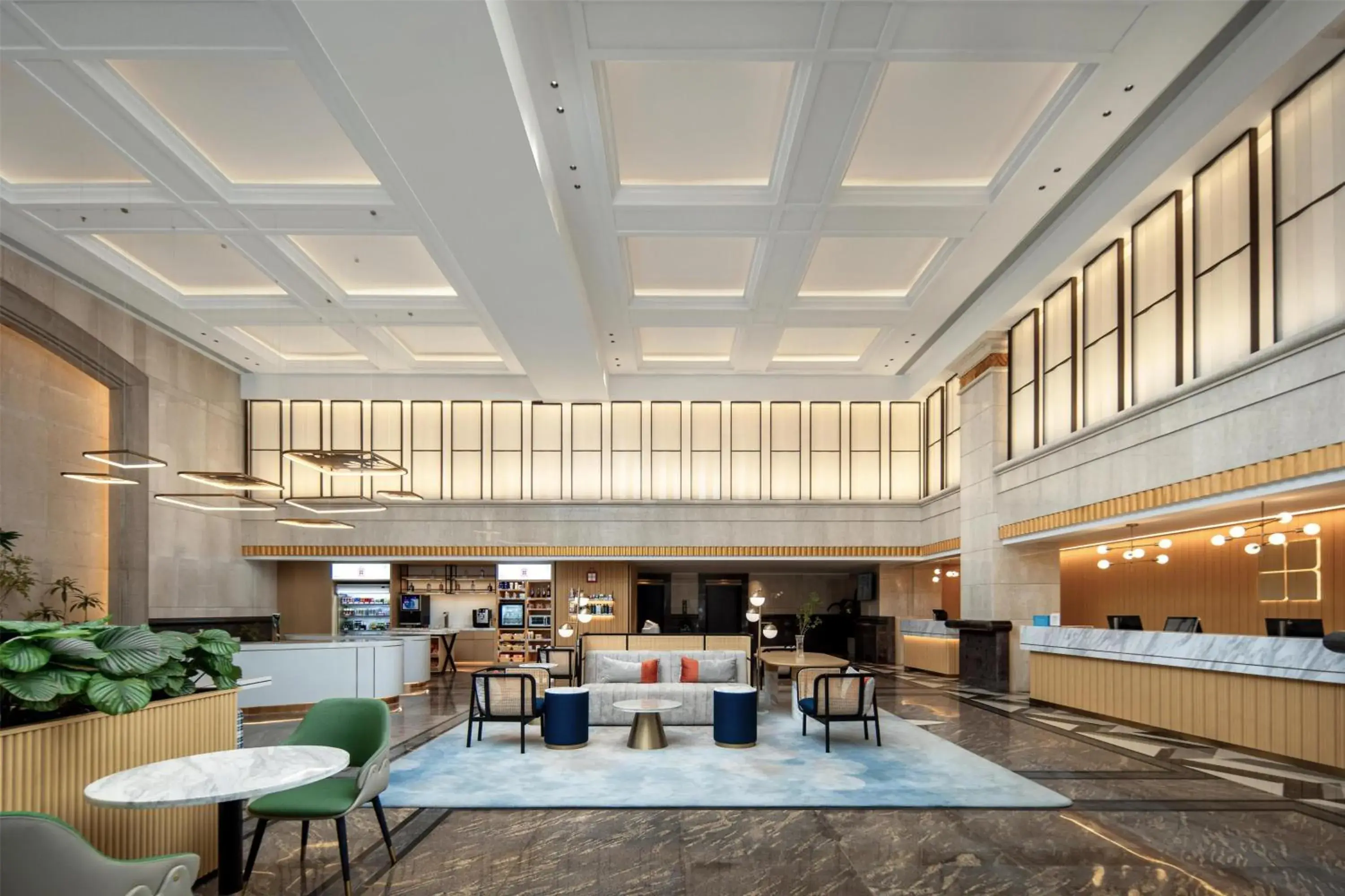 Lobby or reception in Hilton Garden Inn Shanghai Jiading Lobby or reception in Hilton Garden Inn Shanghai Jiading