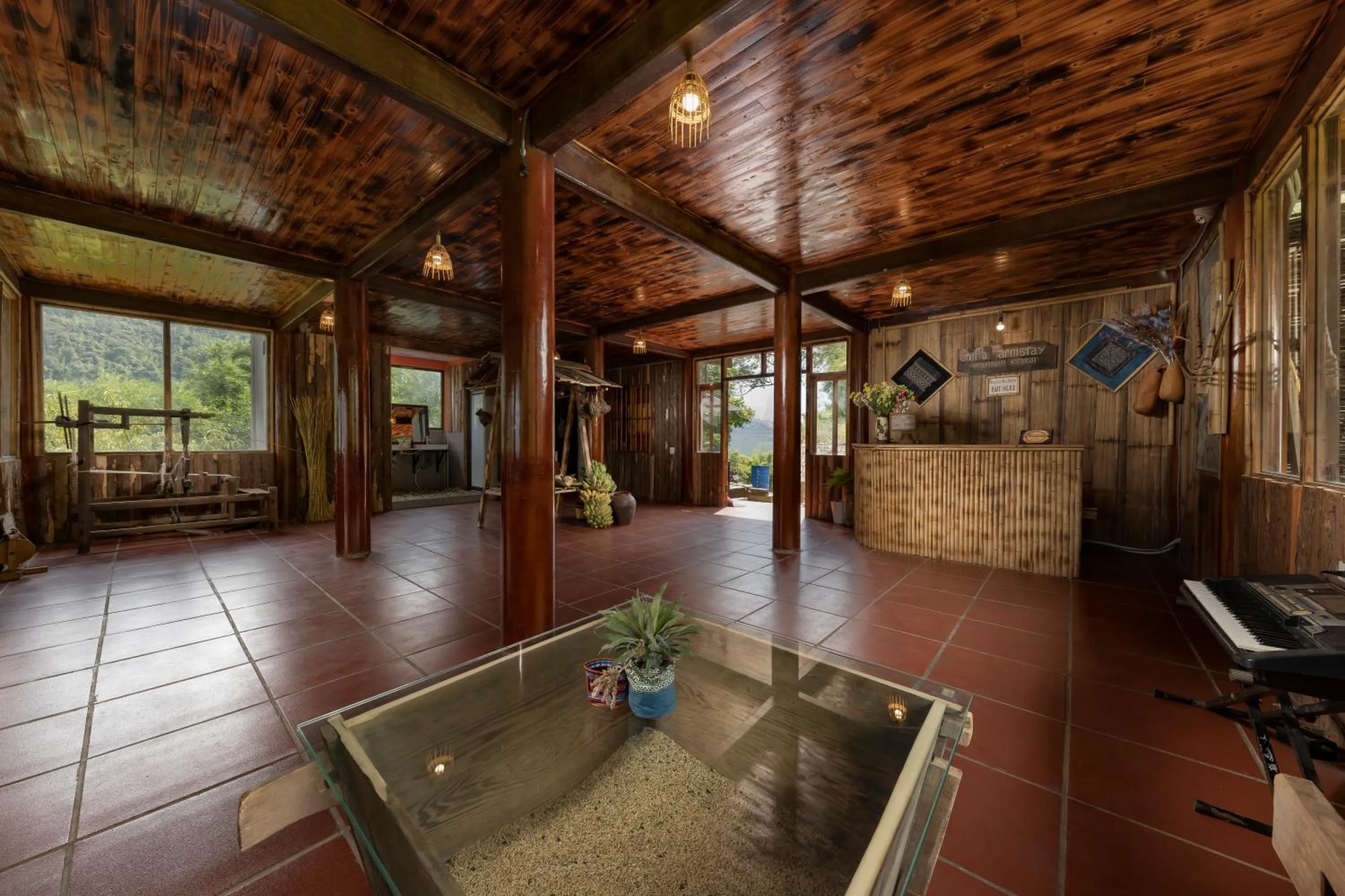 Lobby or reception in Chapa Farmstay - Mountain Retreat