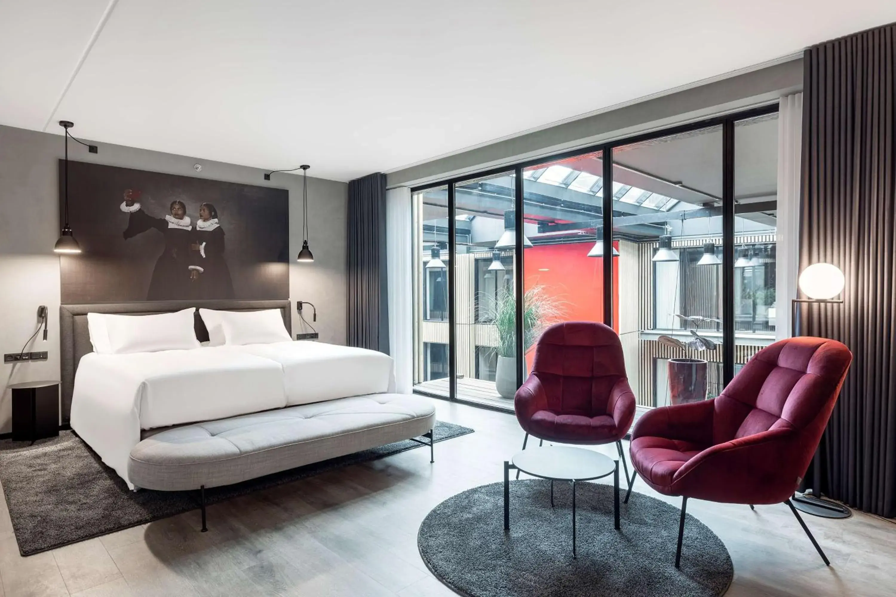 Bed in Radisson RED Aarhus Bed in Radisson RED Aarhus