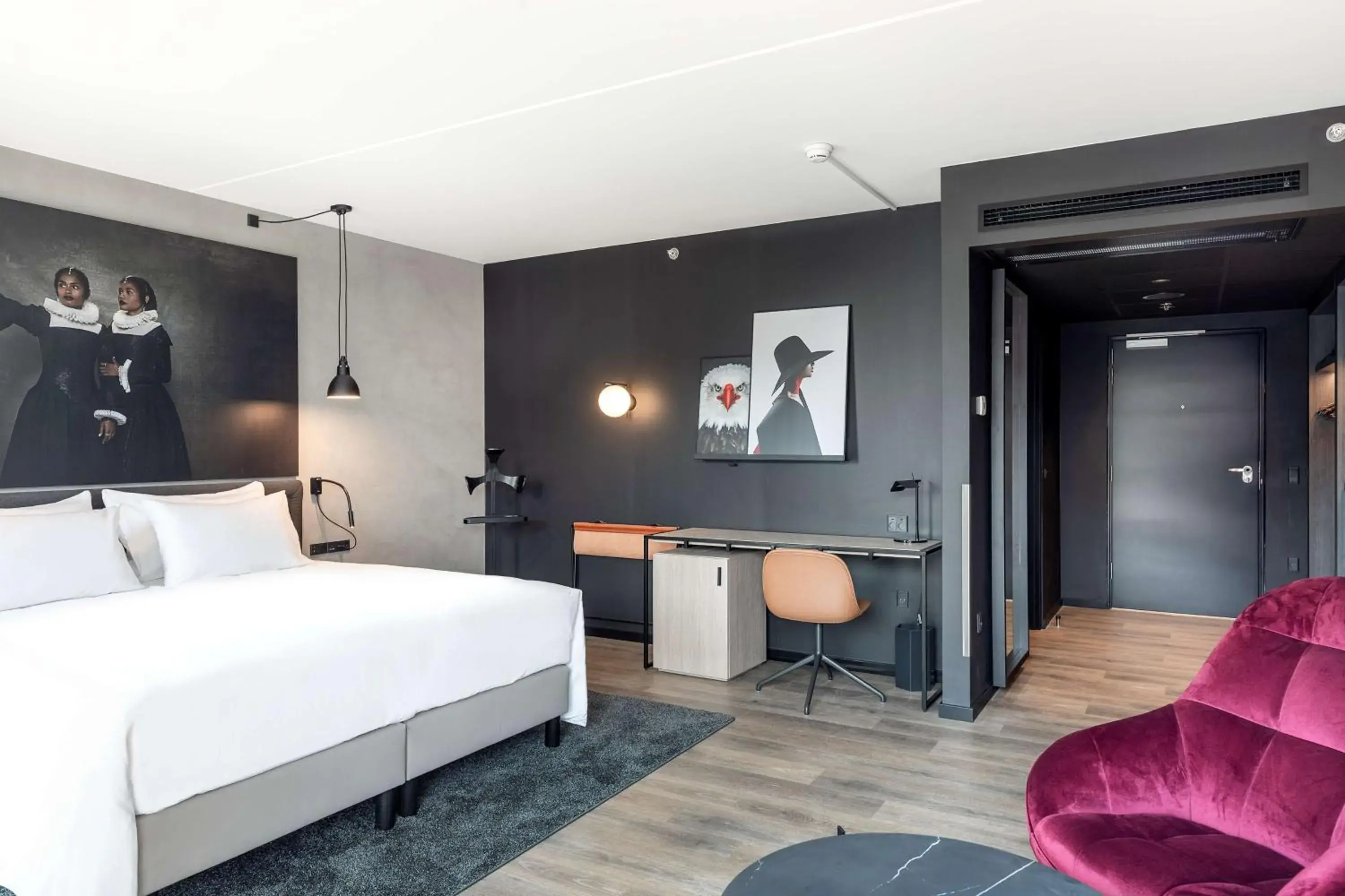 Bed in Radisson RED Aarhus Bed in Radisson RED Aarhus