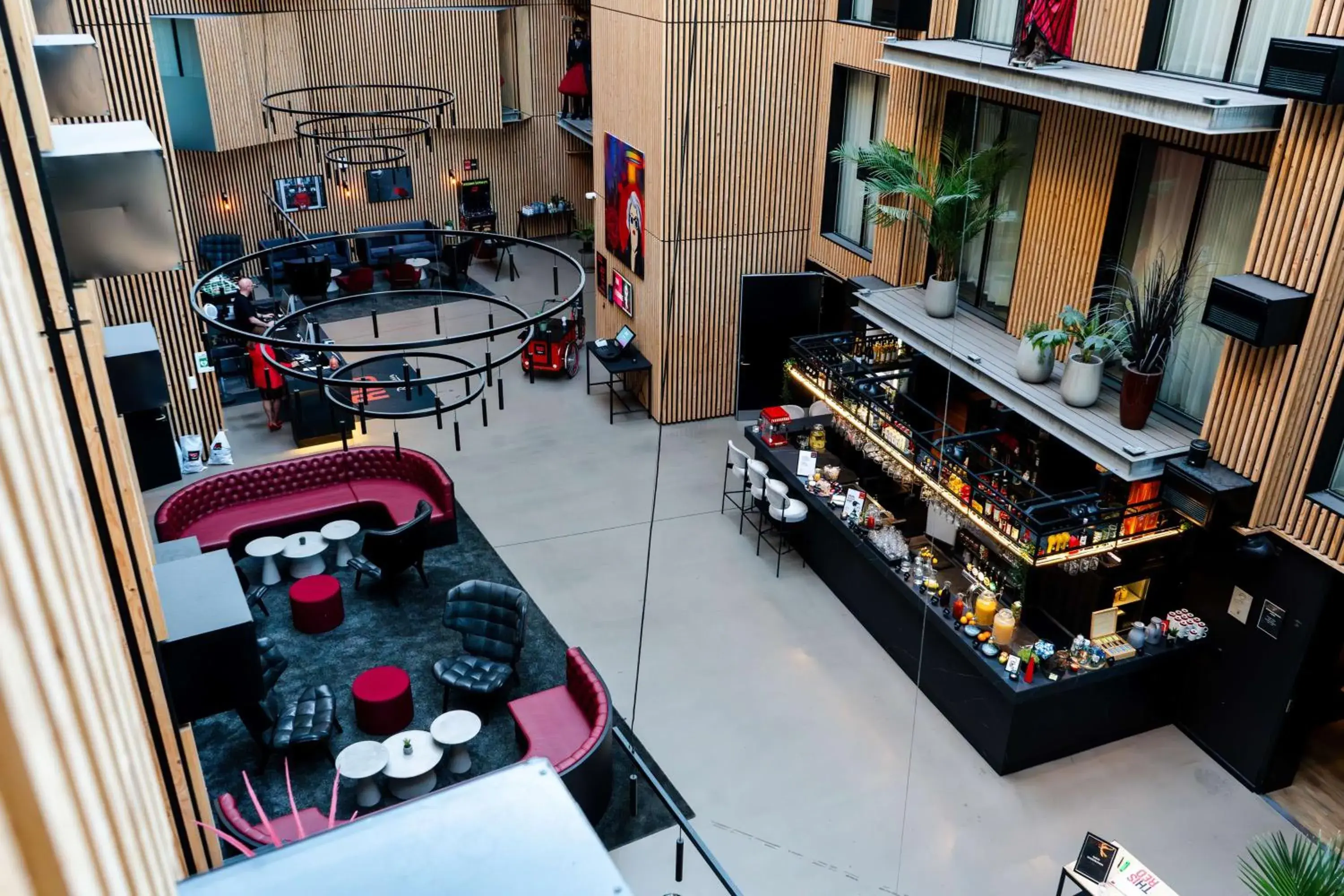 Lobby or reception in Radisson RED Aarhus Lobby or reception in Radisson RED Aarhus