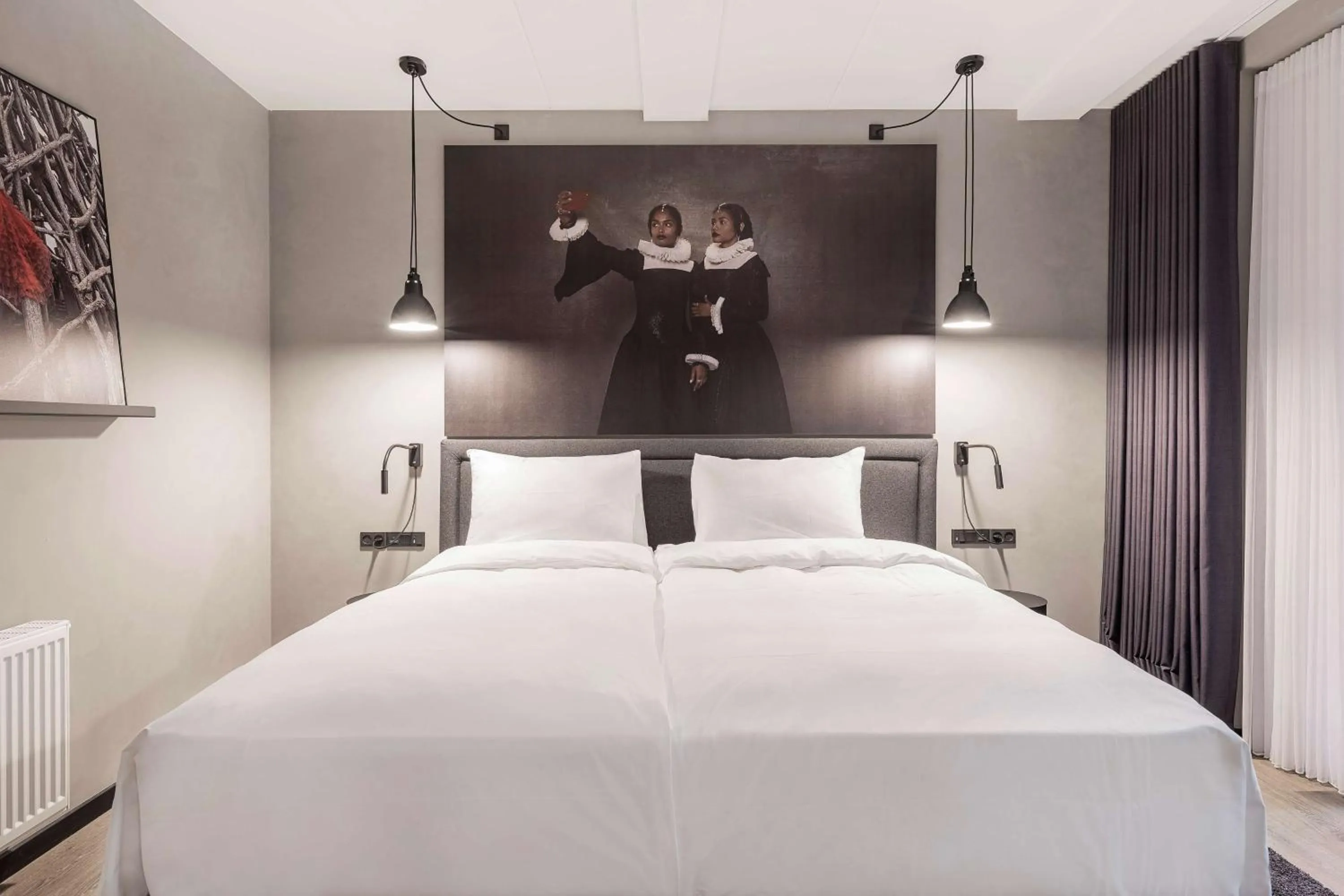 Bed in Radisson RED Aarhus