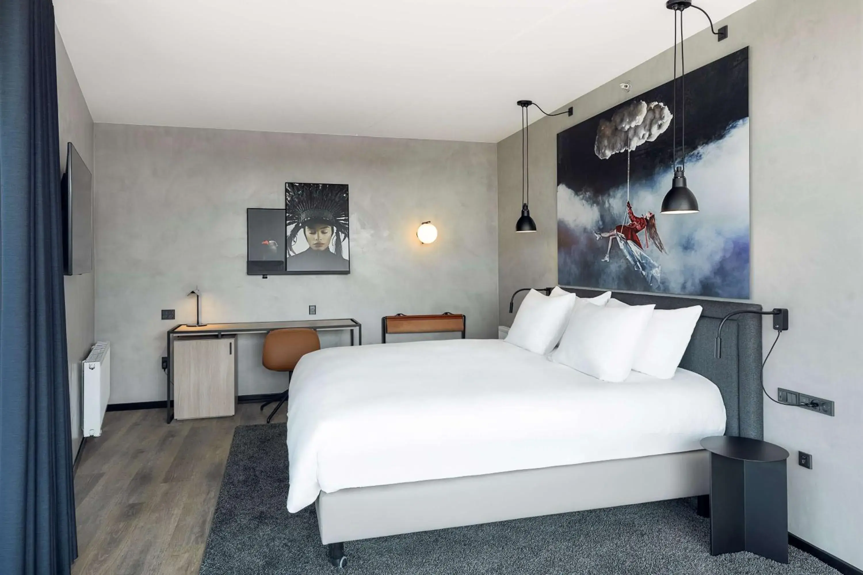 Photo of the whole room, Bed in Radisson RED Aarhus Photo of the whole room, Bed in Radisson RED Aarhus