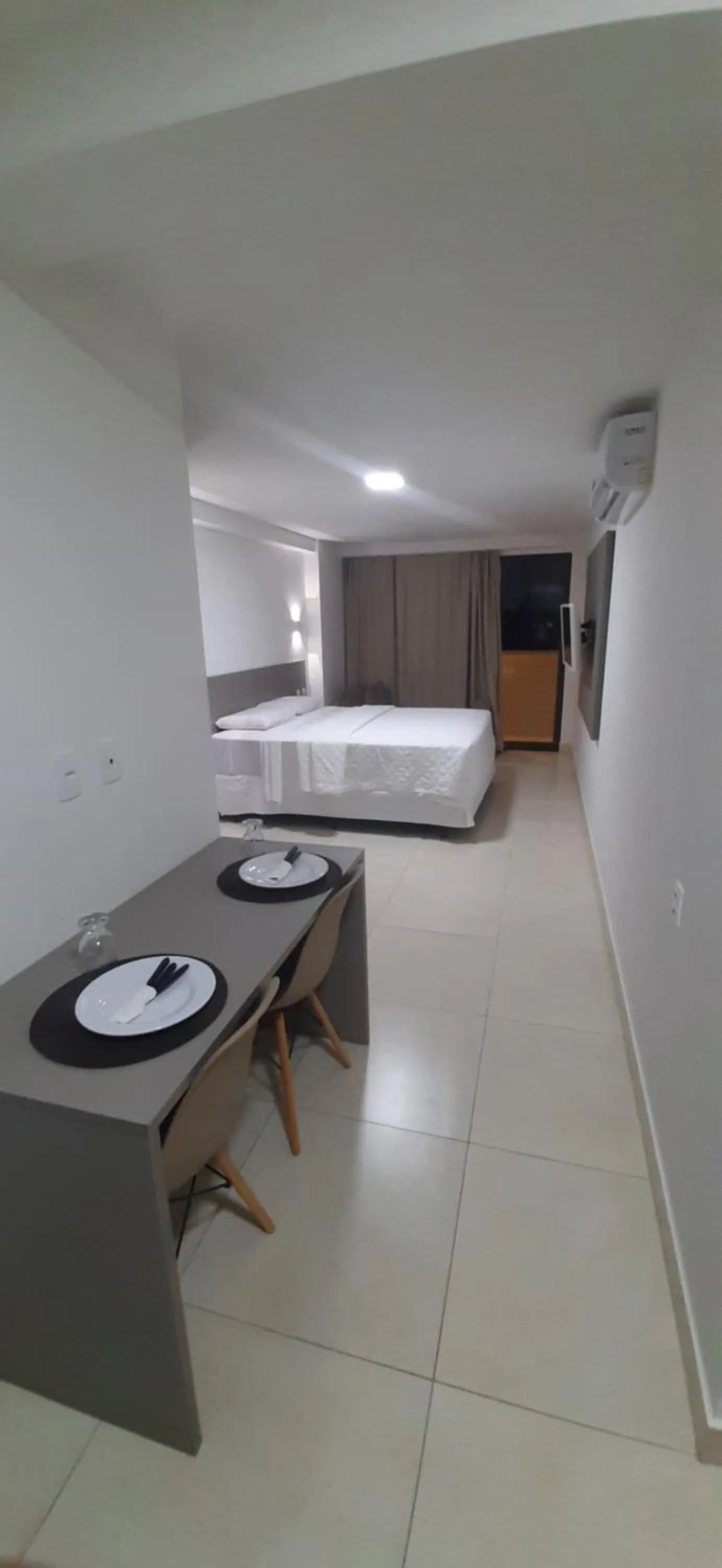 Bed in Guest Manaíra Apart Hotel