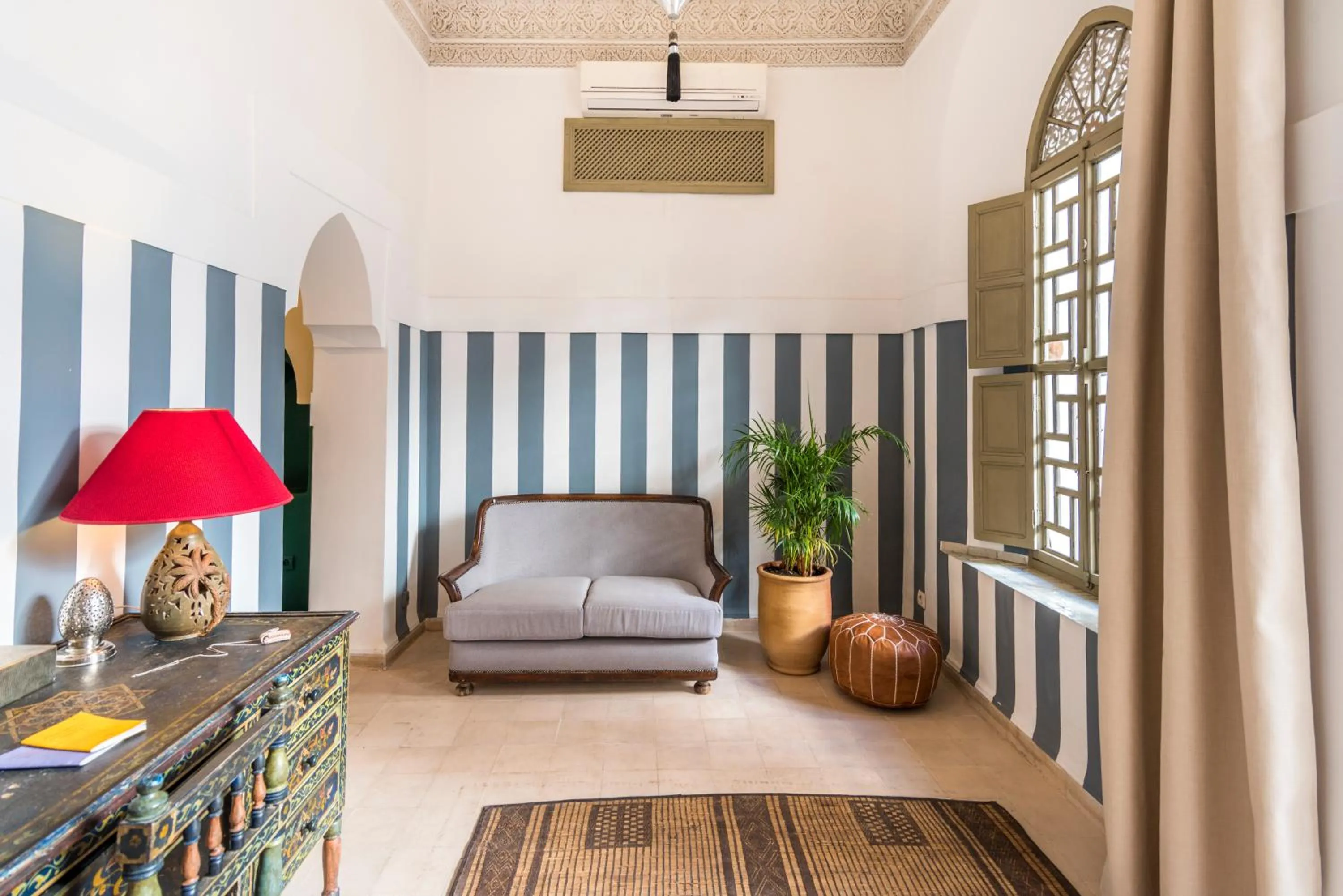 Seating area in Riad Hissan