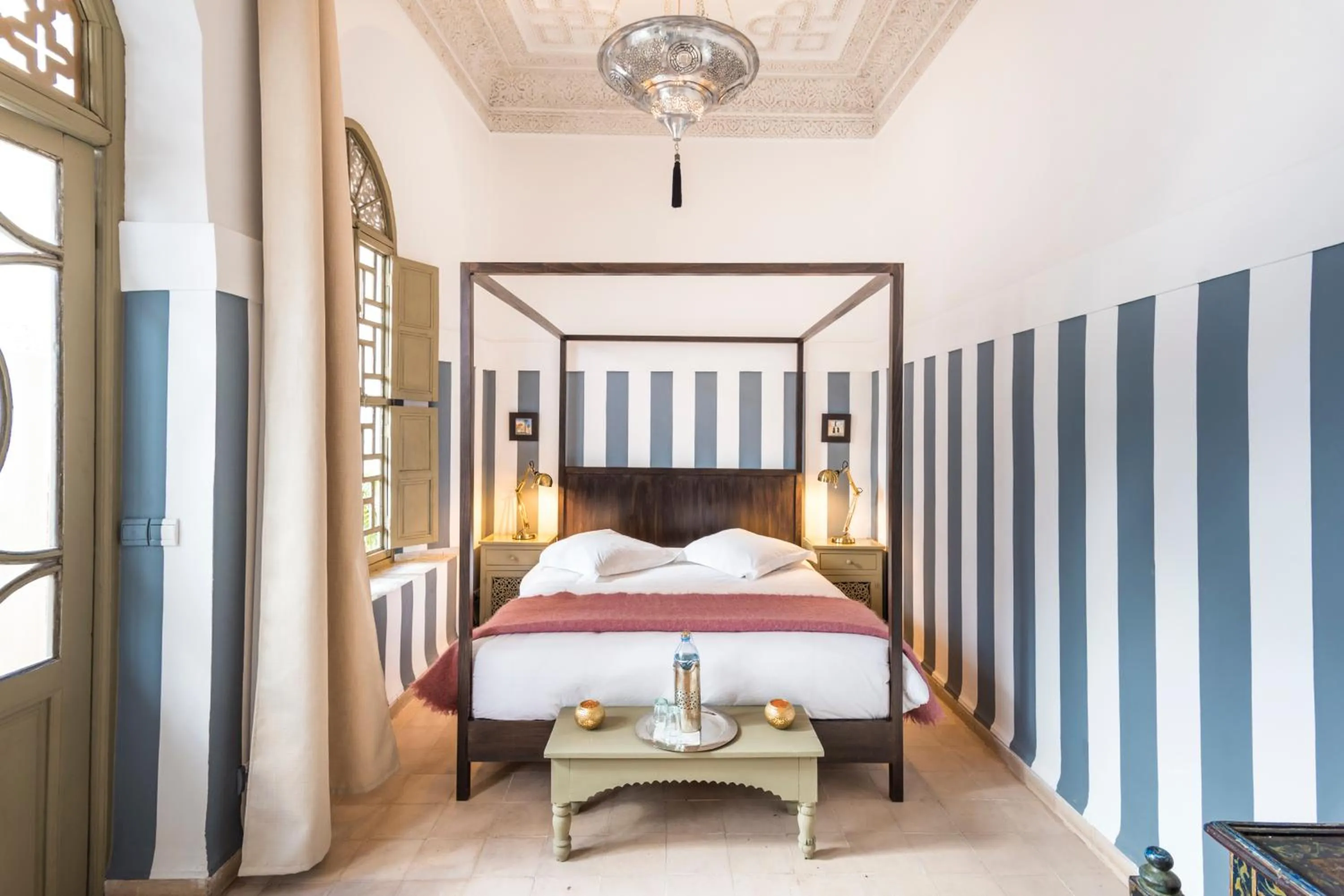 Bed in Riad Hissan