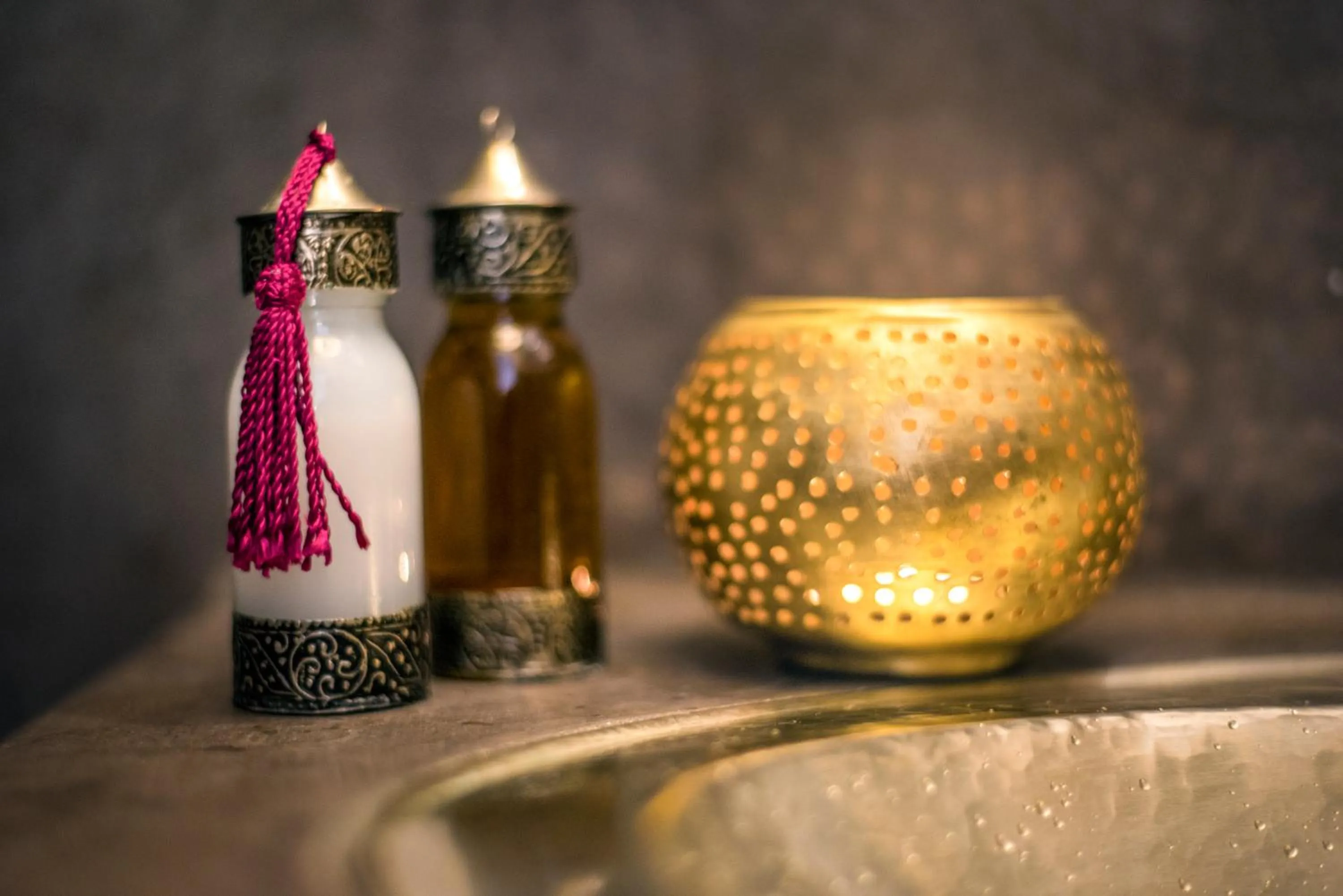 Decorative detail in Riad Hissan