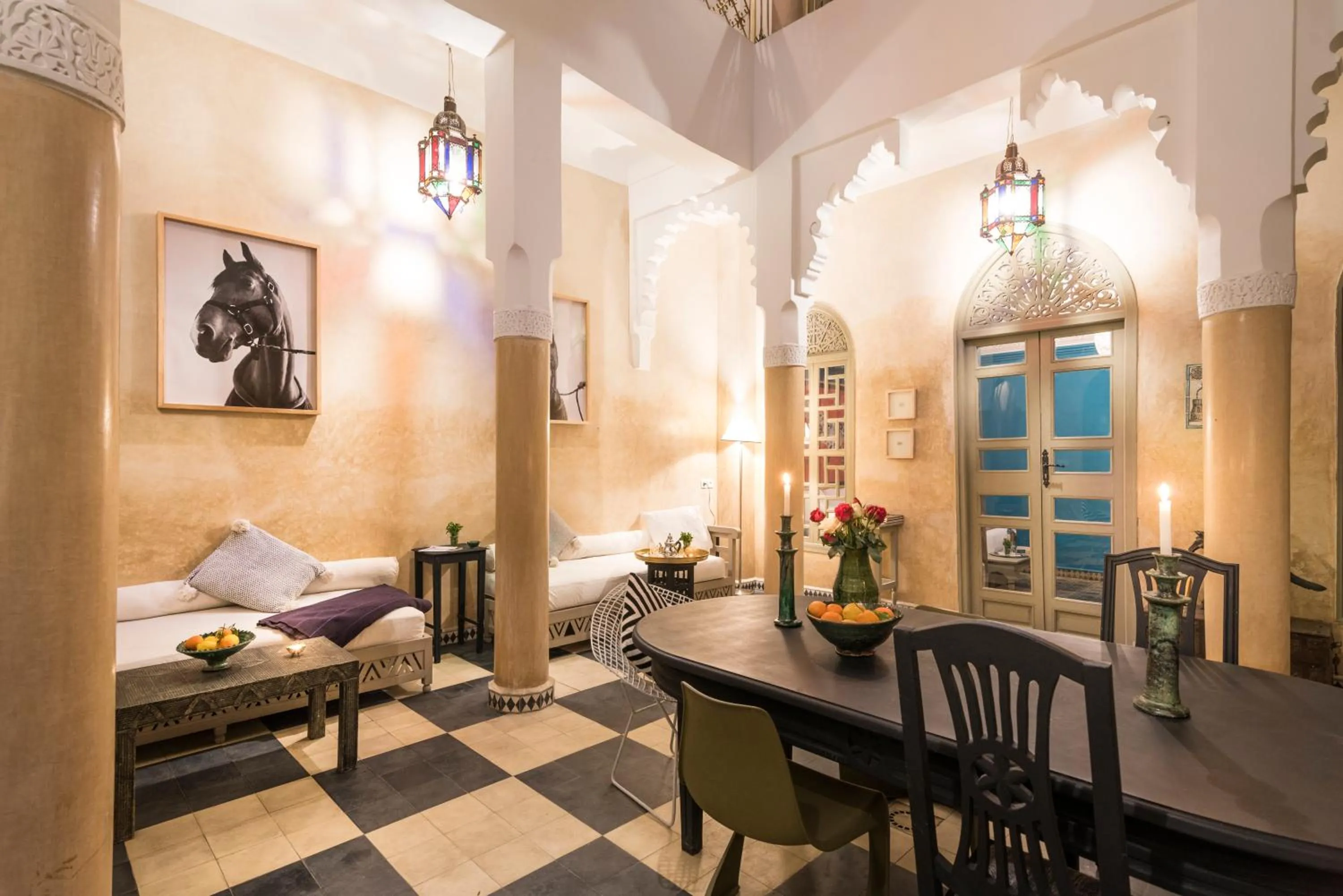 Living room in Riad Hissan