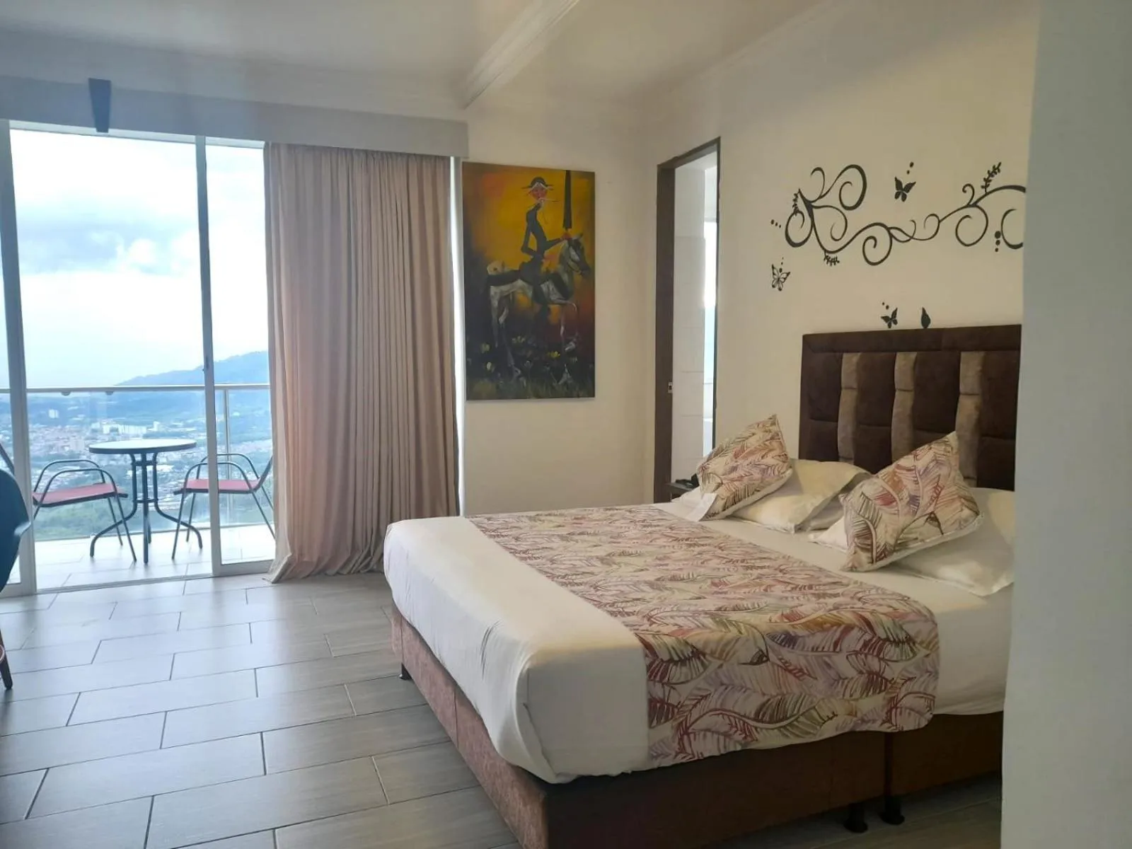 Bed in Hotel Entre Lomas