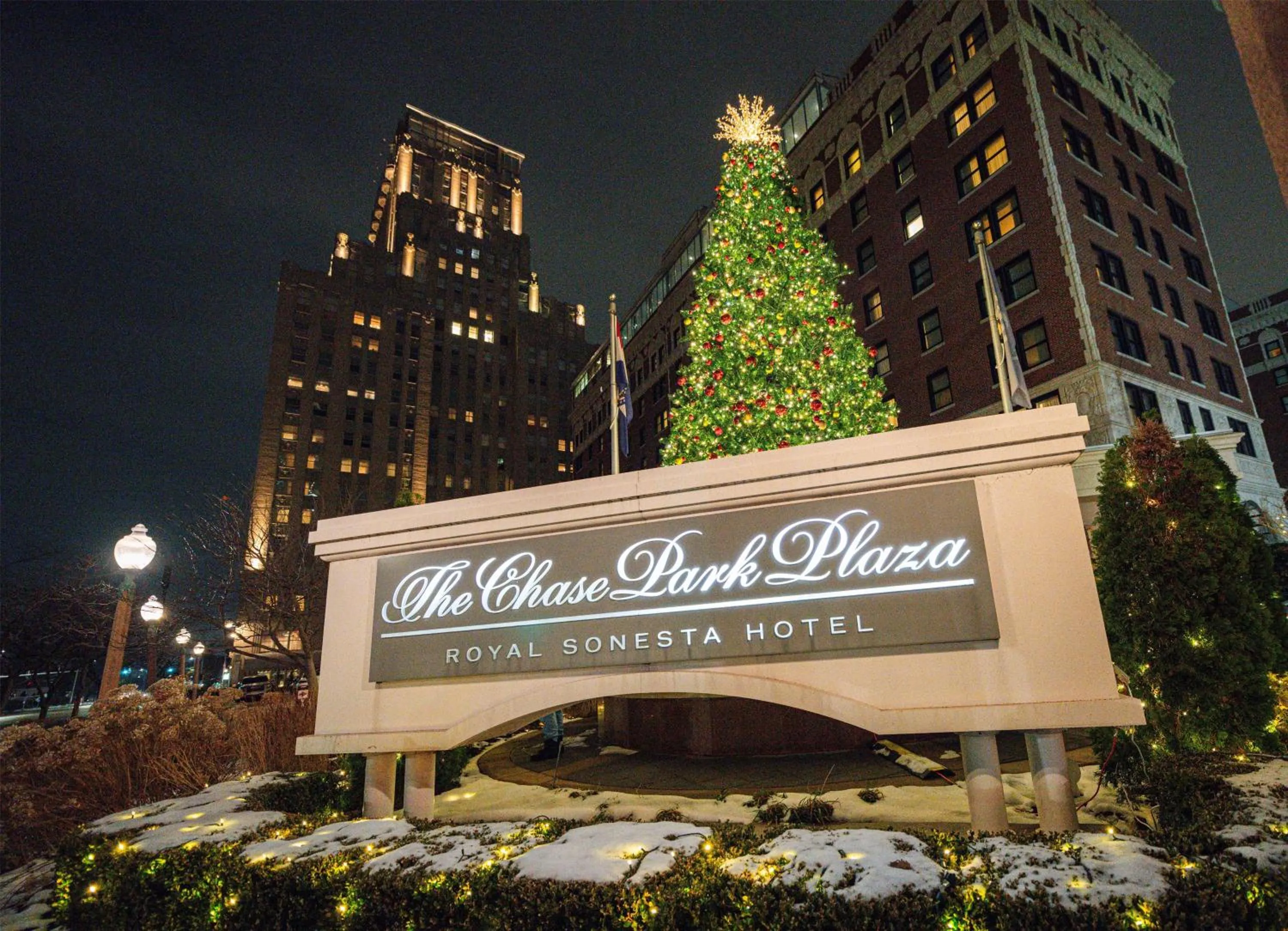 Property building in The Royal Sonesta Chase Park Plaza St Louis