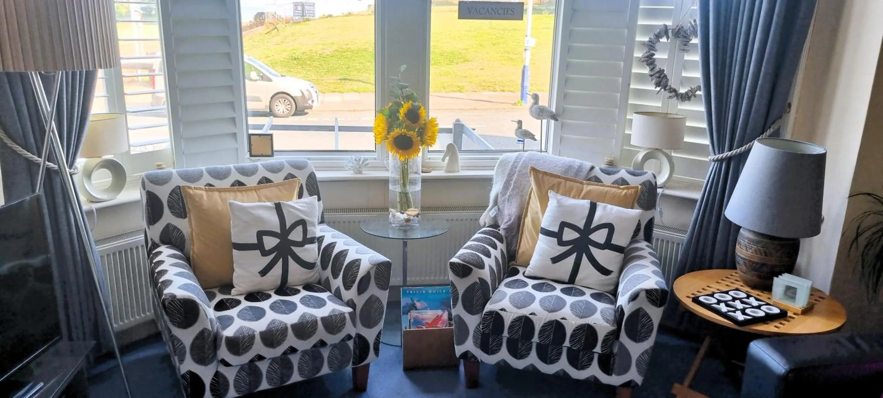 Communal lounge/ TV room in Ebor Lodge