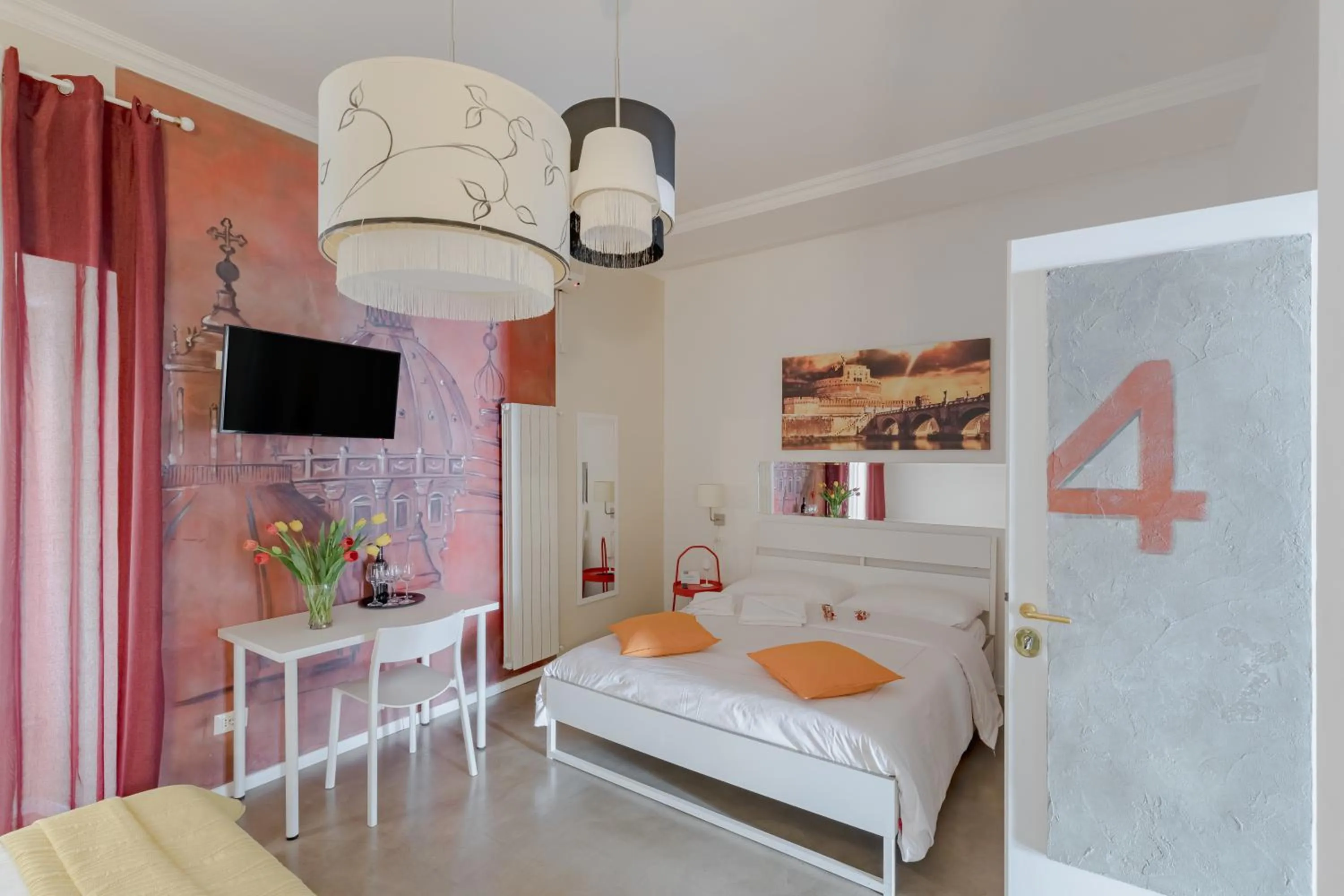 Bed in Stefano House Vaticano Roma