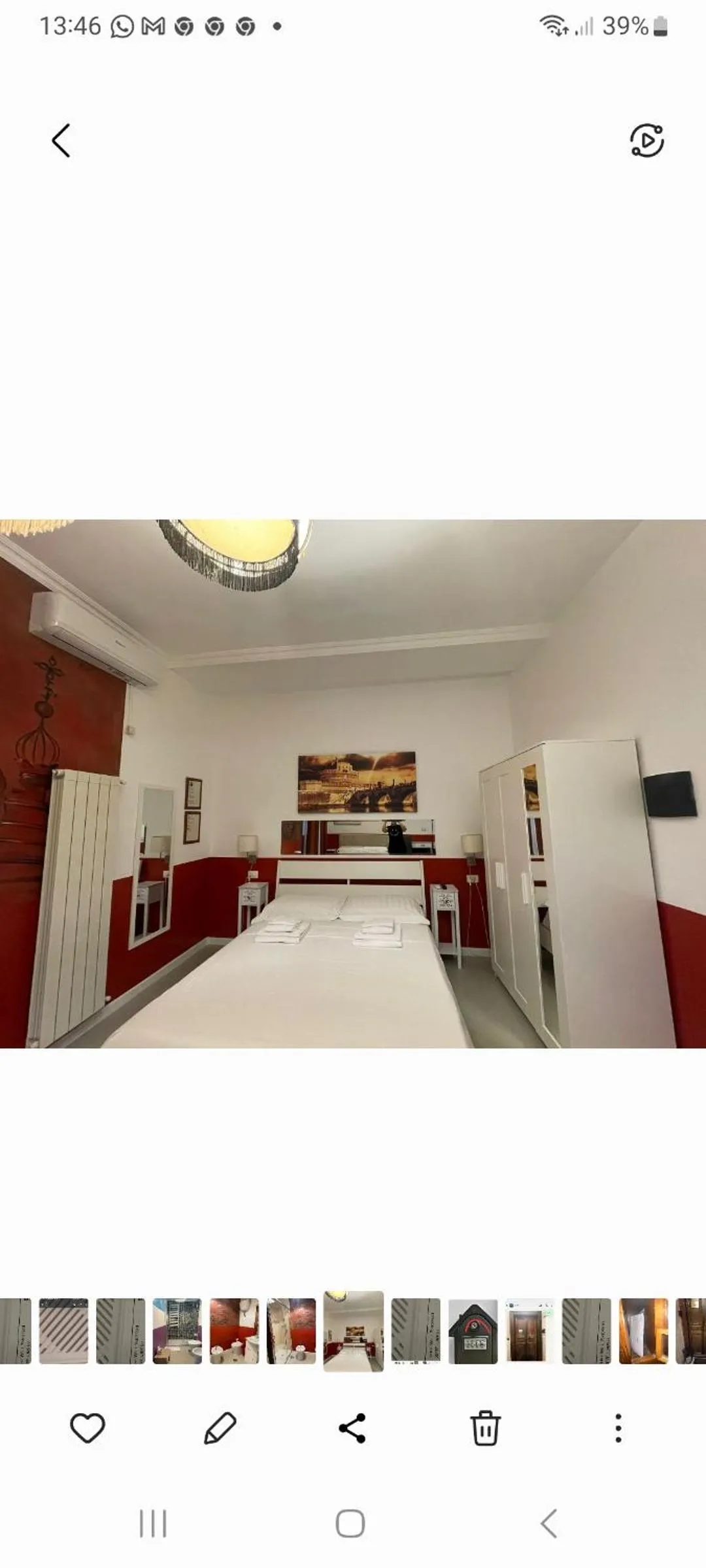 Bed in Stefano House Vaticano Roma