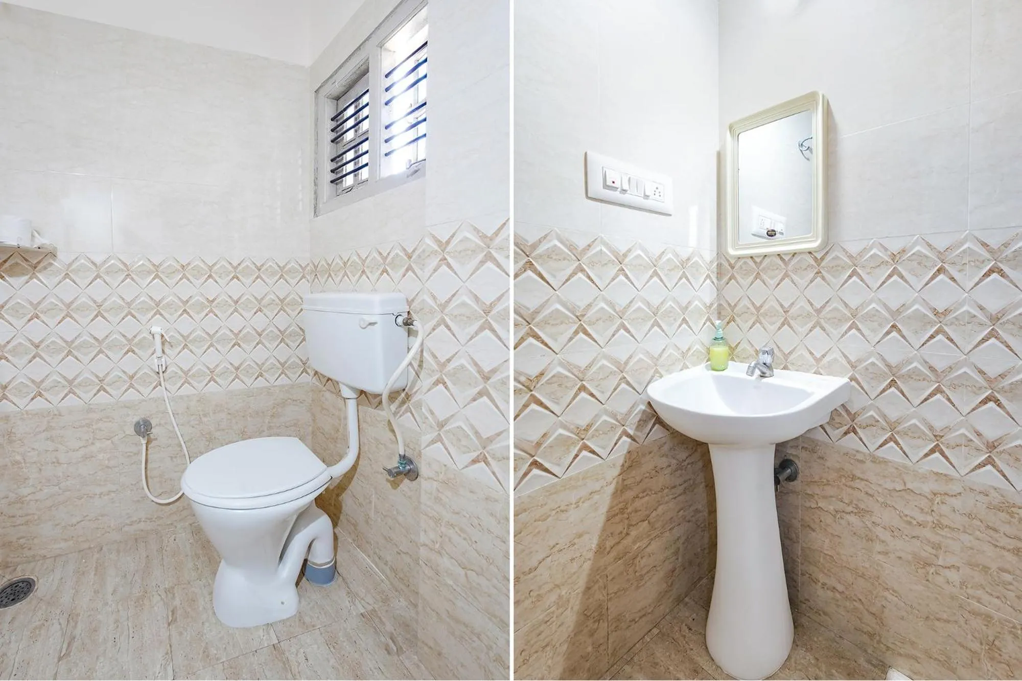 Bathroom in FabExpress Manyu Inn - Nr Haralur Road