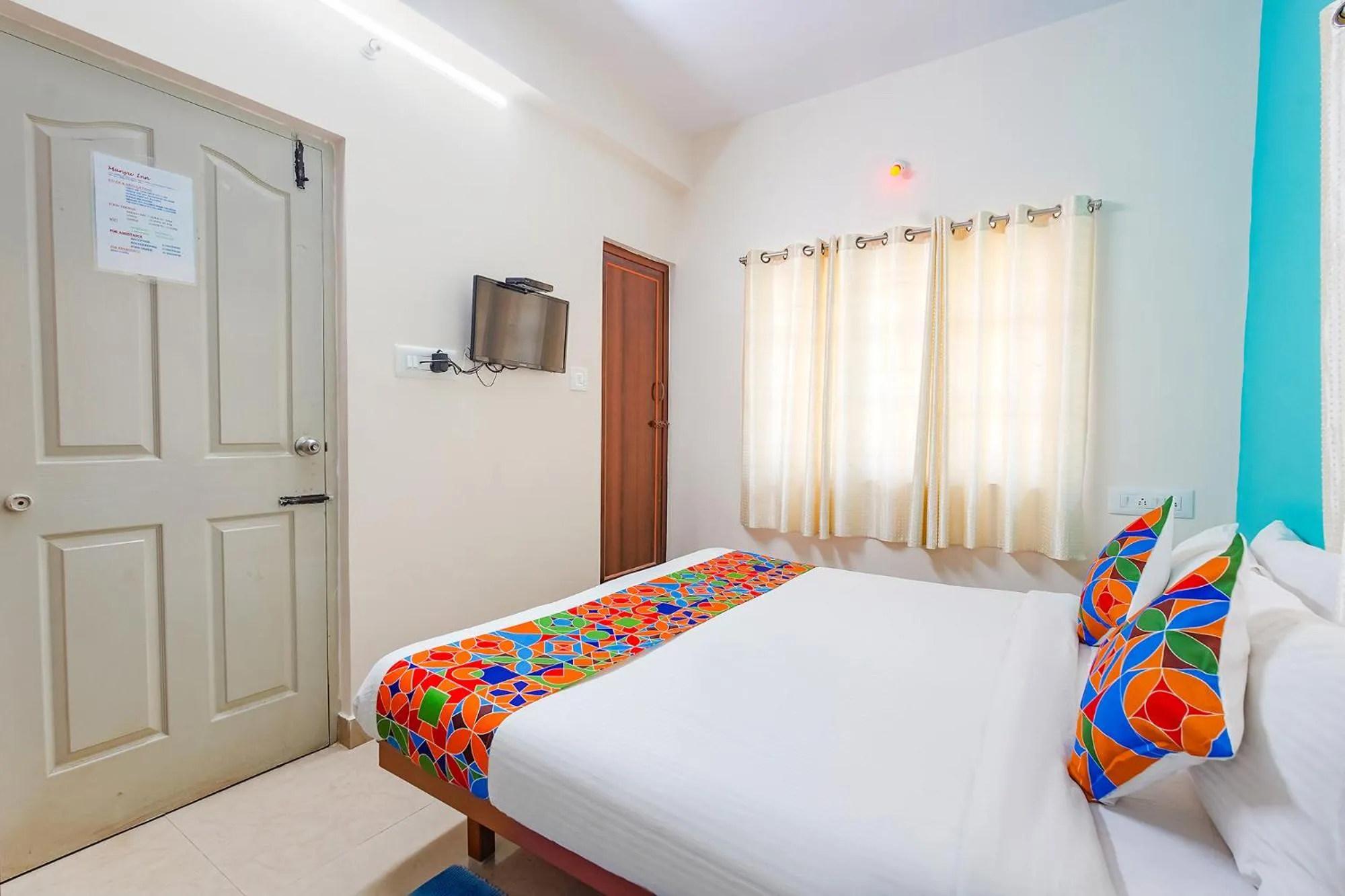 Bed in FabExpress Manyu Inn - Nr Haralur Road