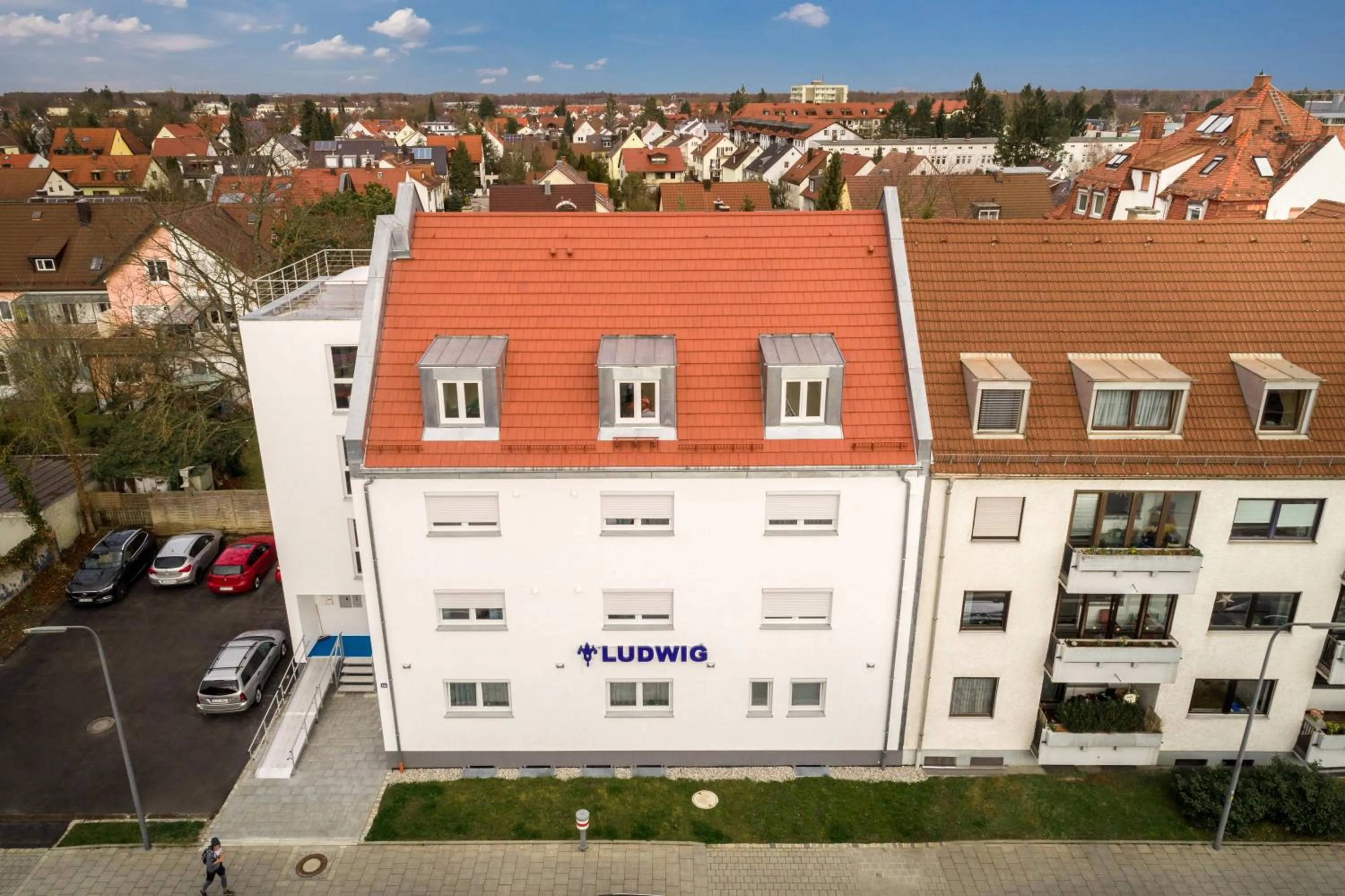 Bird's eye view in Hotel Ludwig