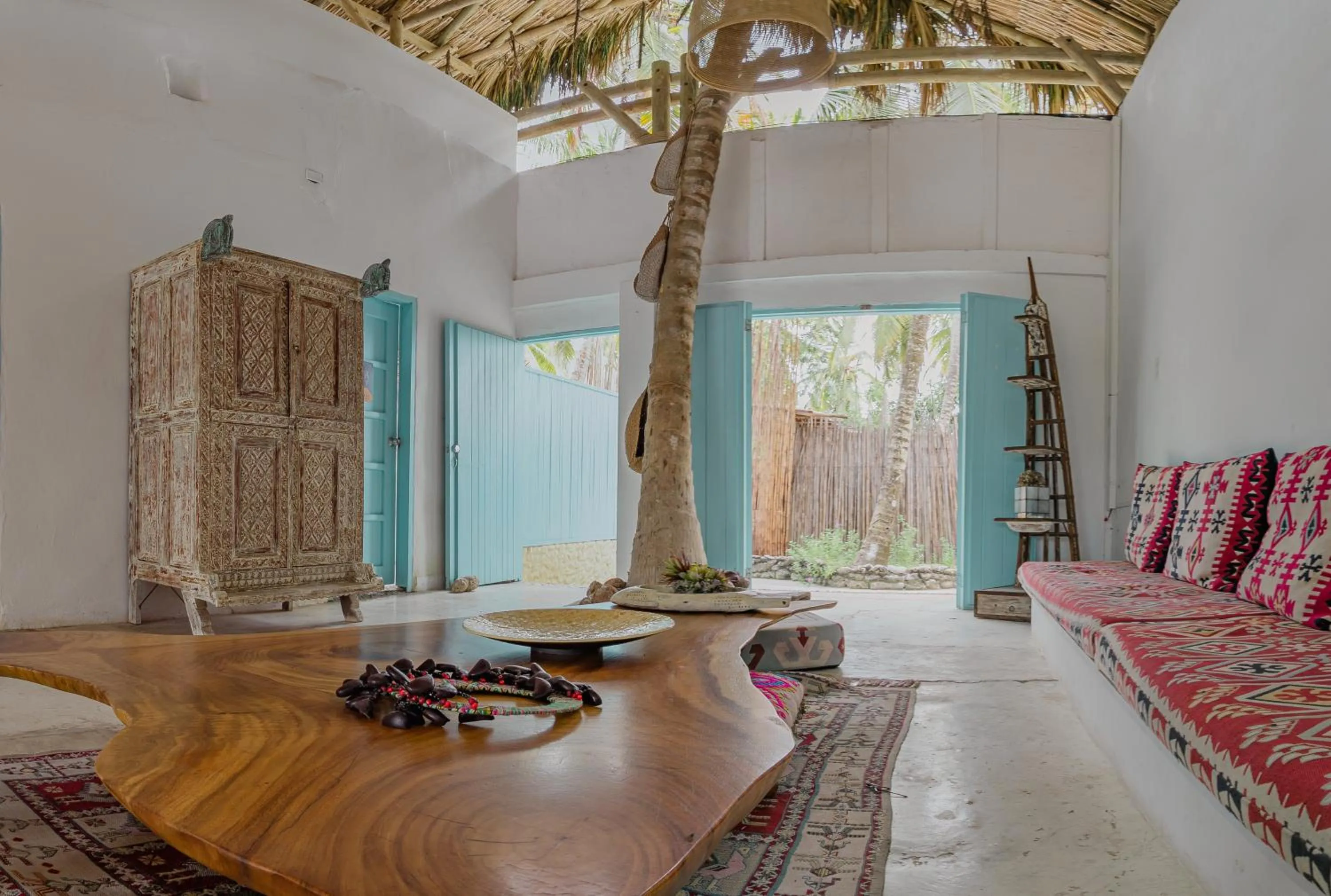 Living room in Éteka Slow Beach Hotel Adults Only