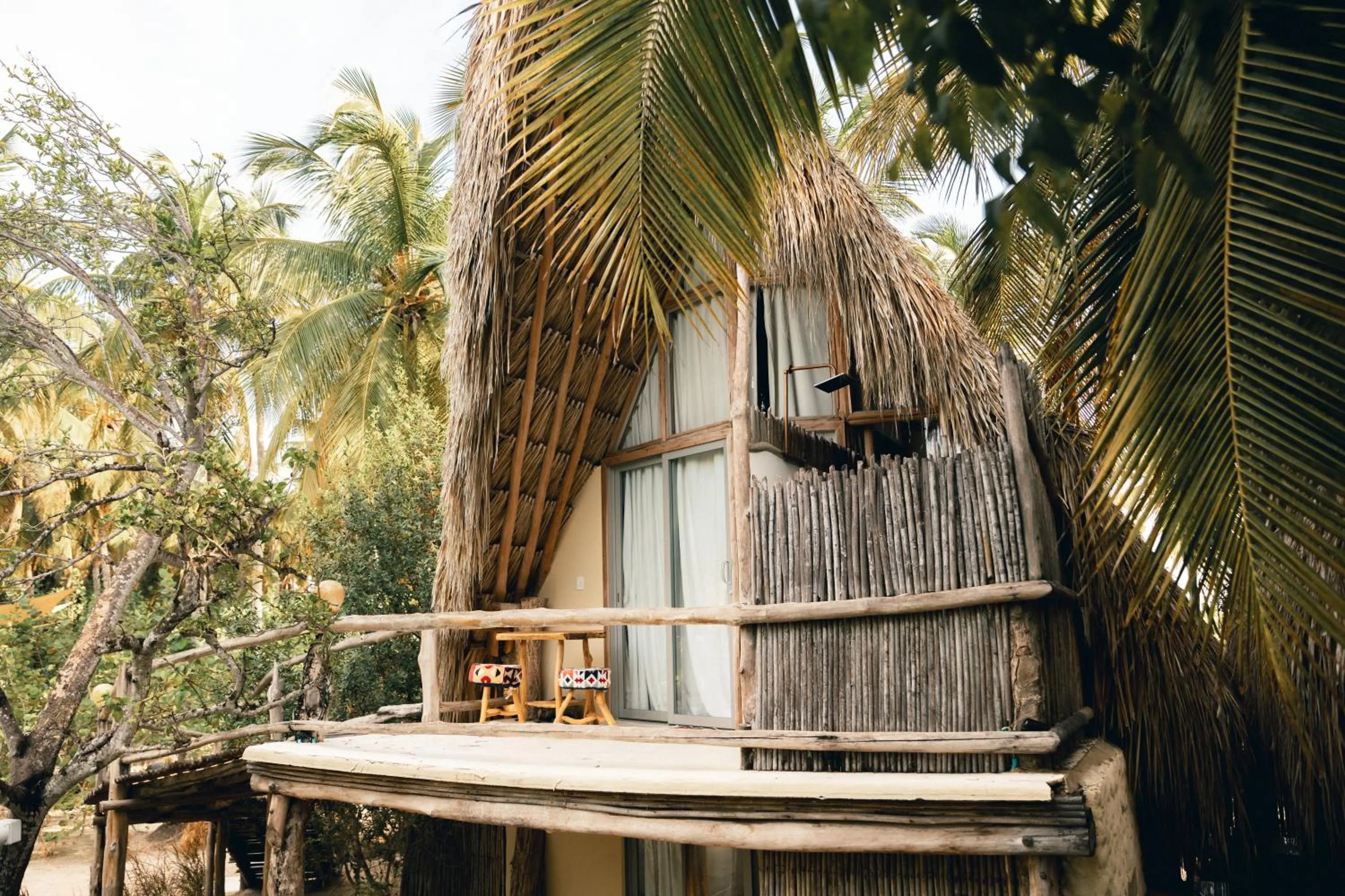 Balcony/Terrace in Éteka Slow Beach Hotel Adults Only