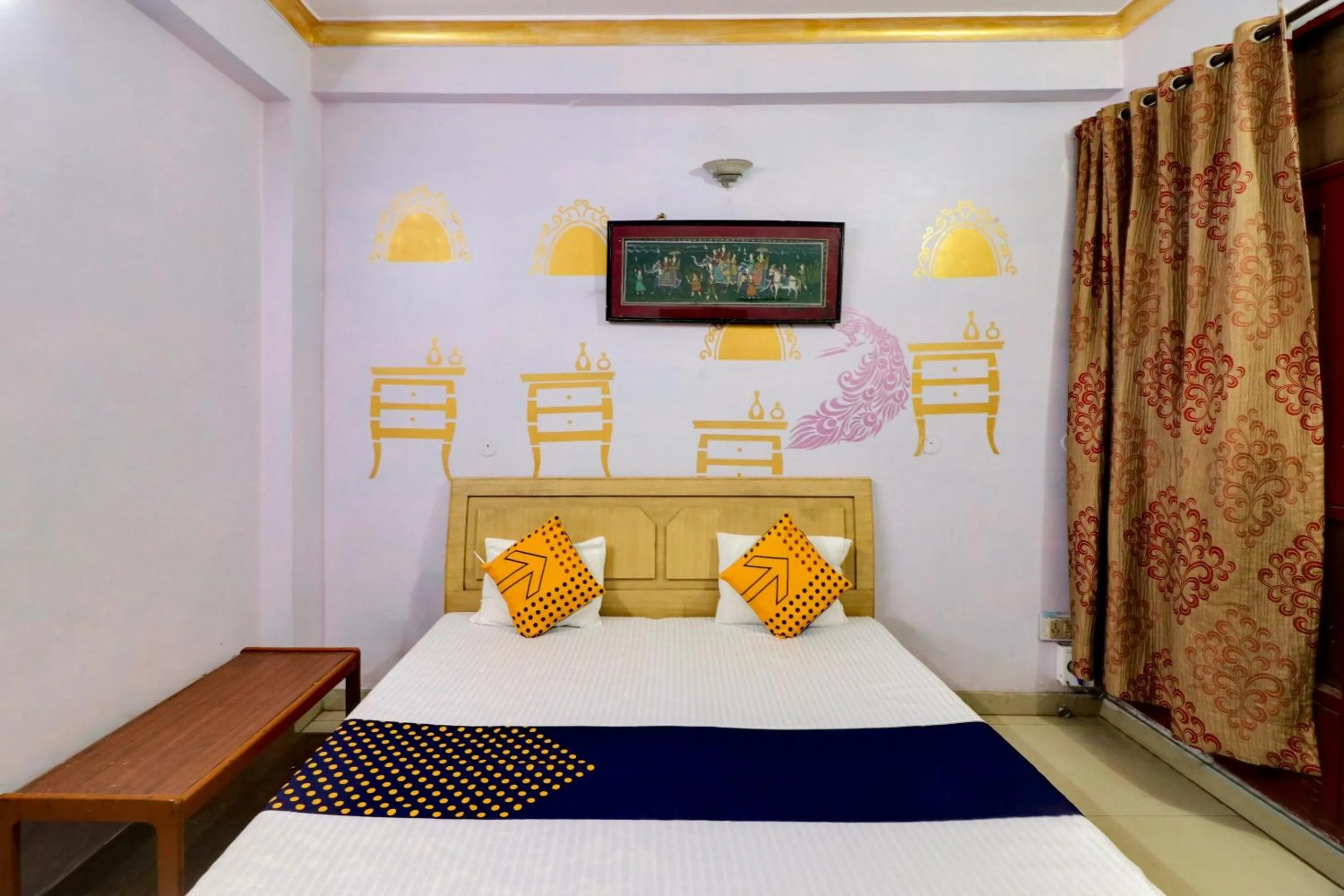 Bedroom, Bed in J C Guest House