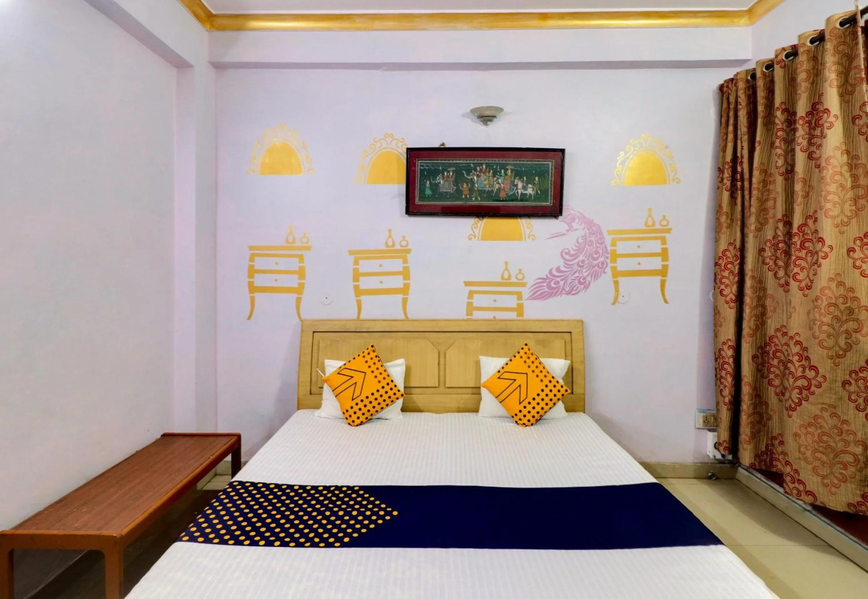 Bedroom, Bed in J C Guest House