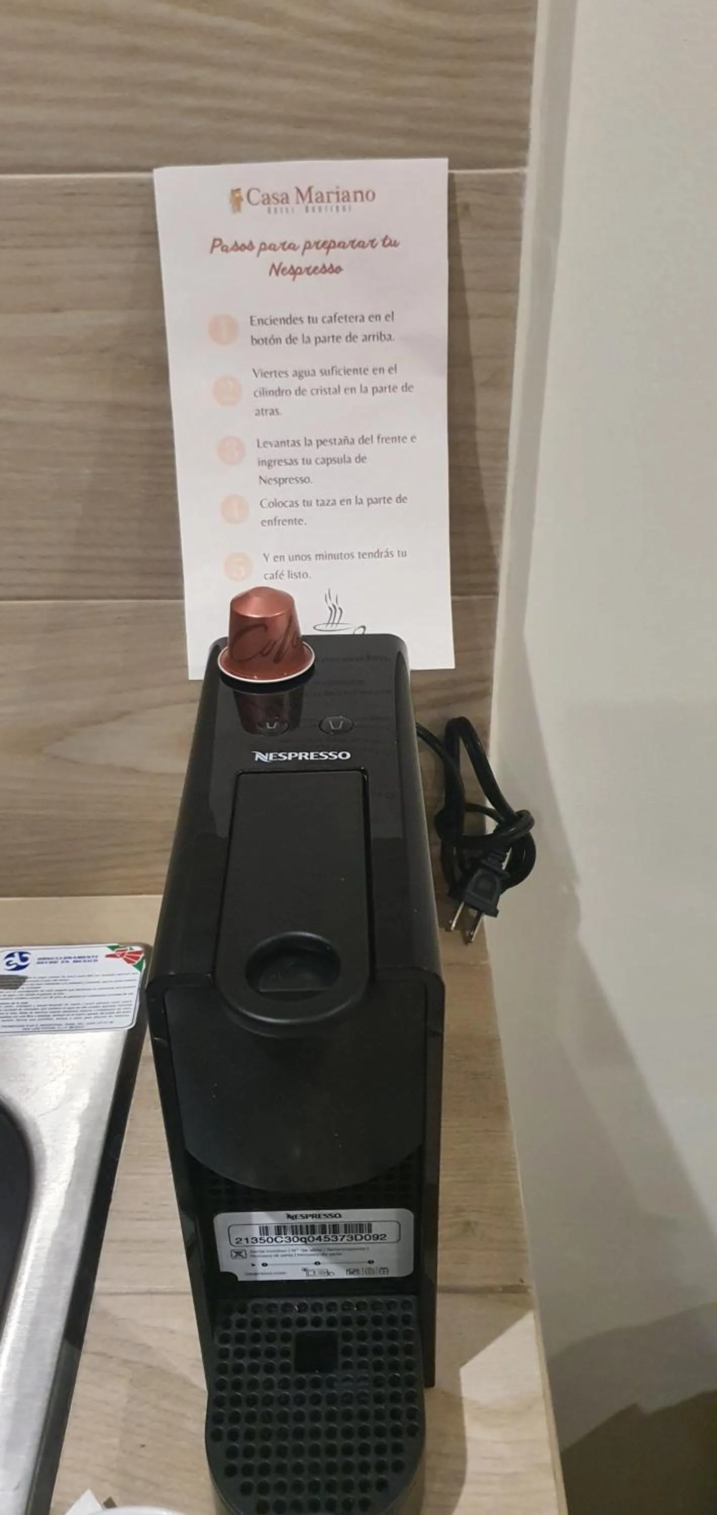 Restaurant/places to eat in Hotel Boutique Casa Mariano