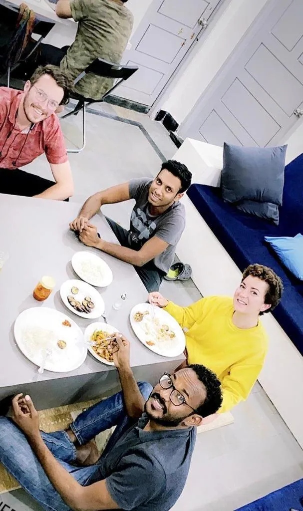 group of guests in Slackpackr Hyderabad