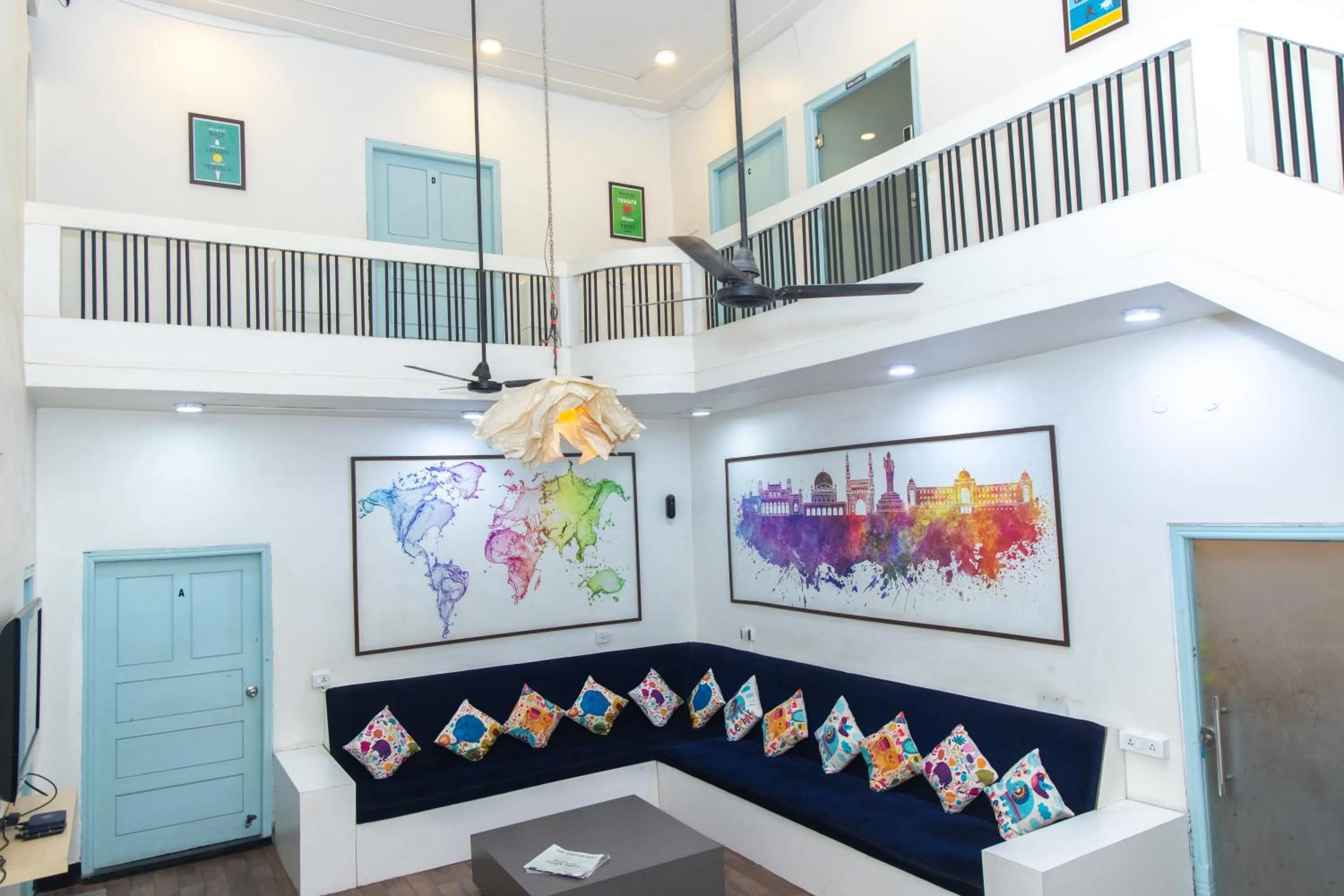 Living room in Slackpackr Hyderabad