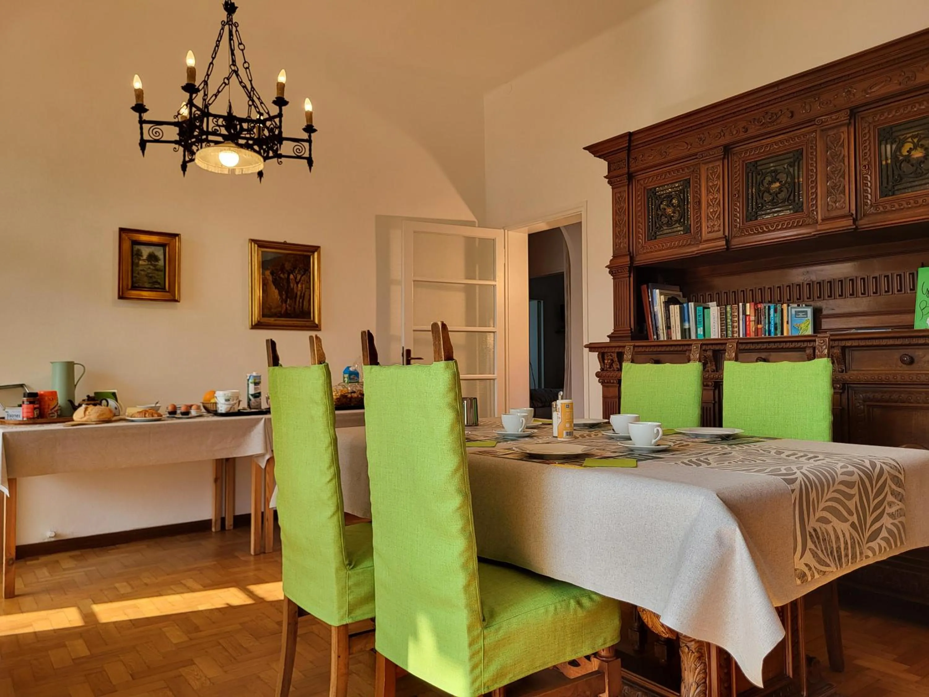 Dining area in B&B Le Colombine