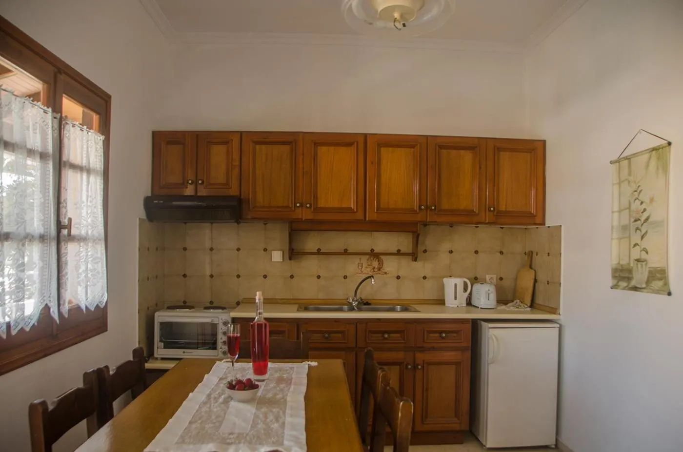 Kitchen or kitchenette in Takis Apartments