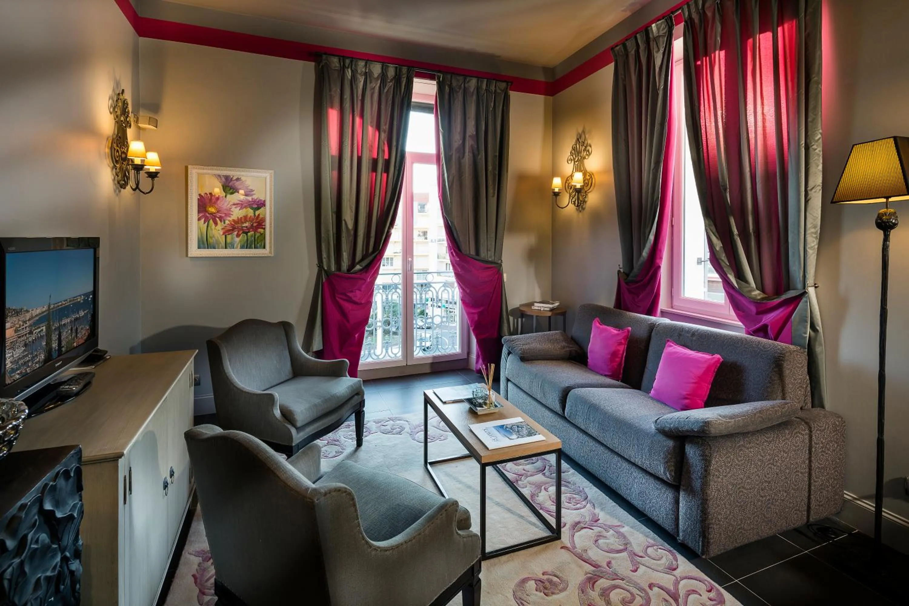 Living room in Villa Garbo