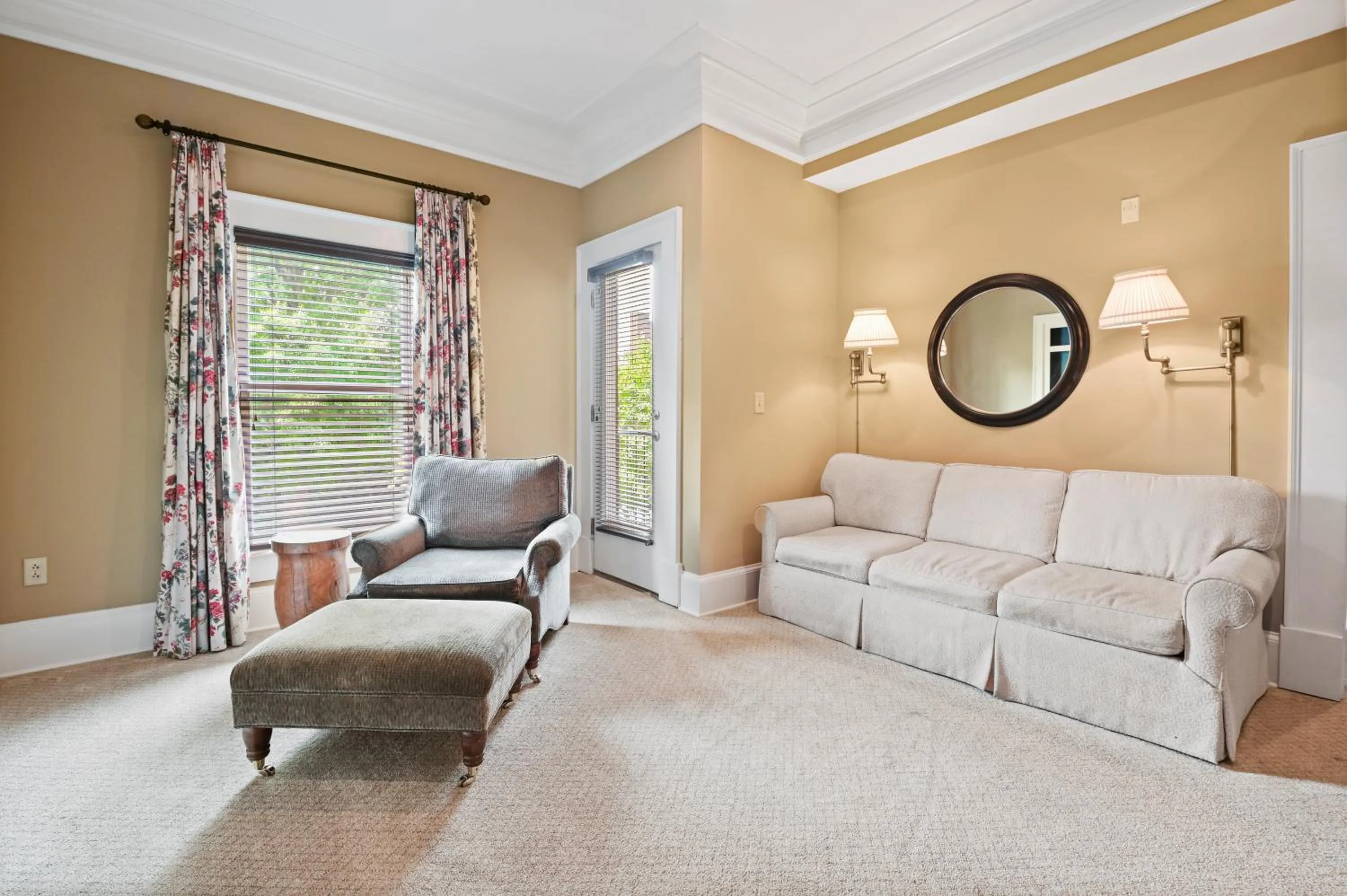 Seating area in The James Madison Inn