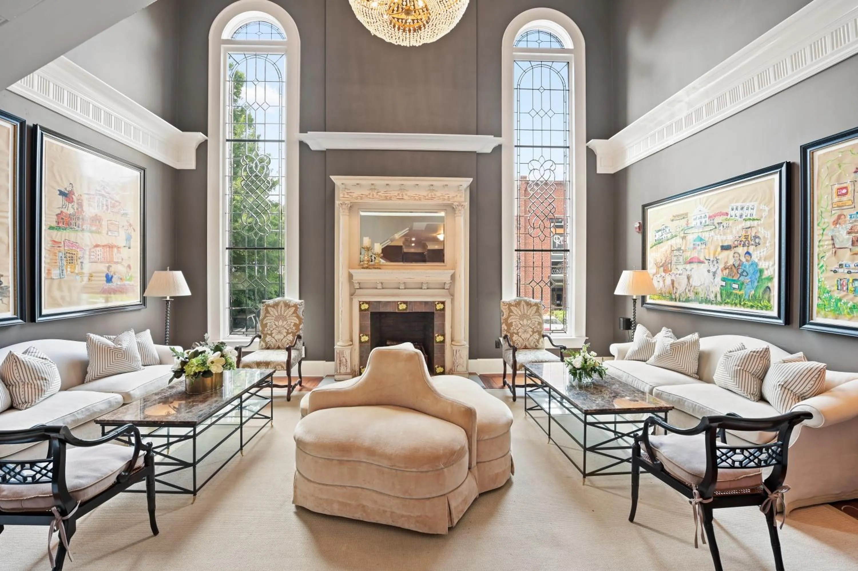 Lobby or reception in The James Madison Inn