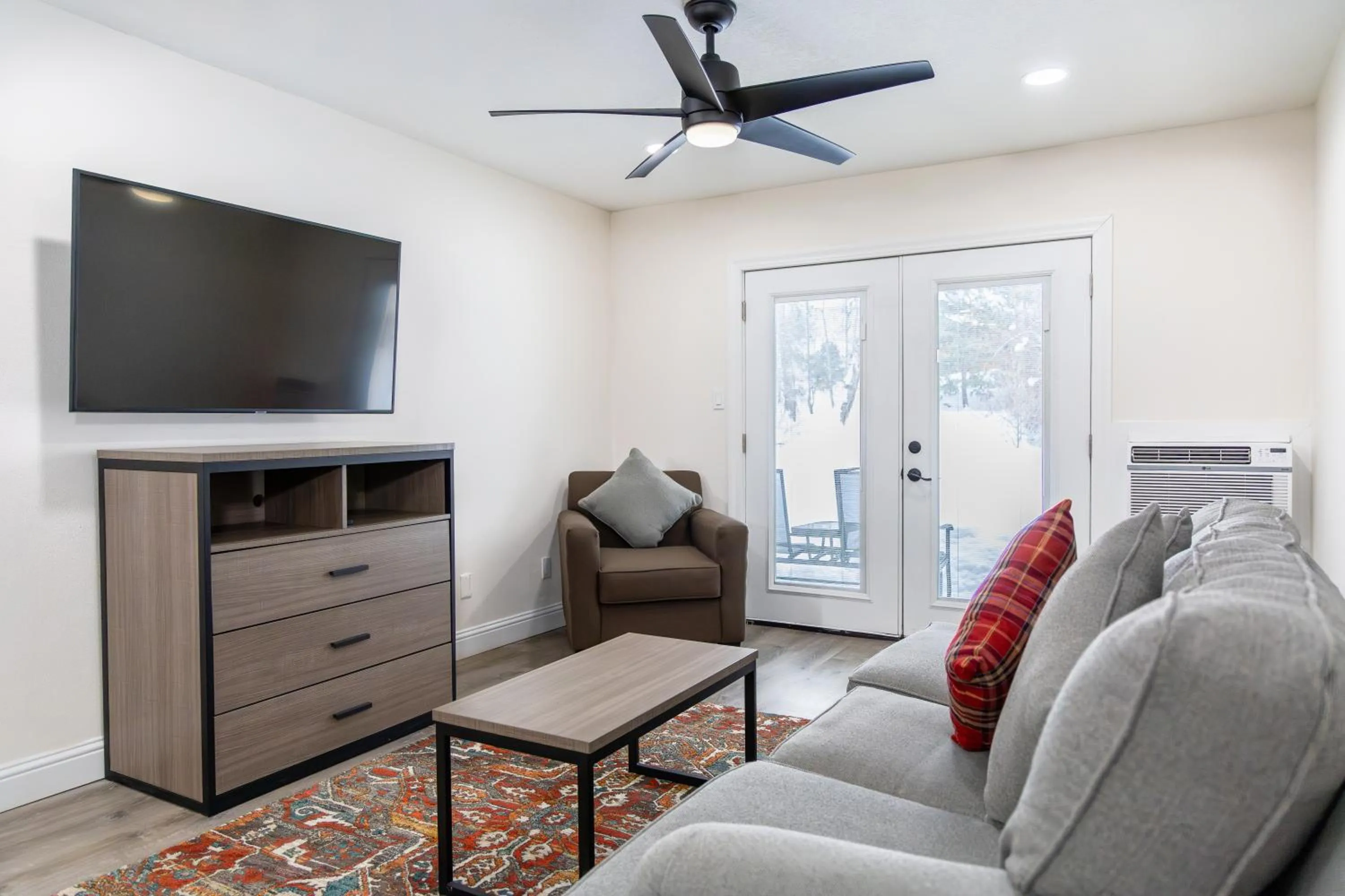 Living room in The Fold Hotels Steamboat Springs
